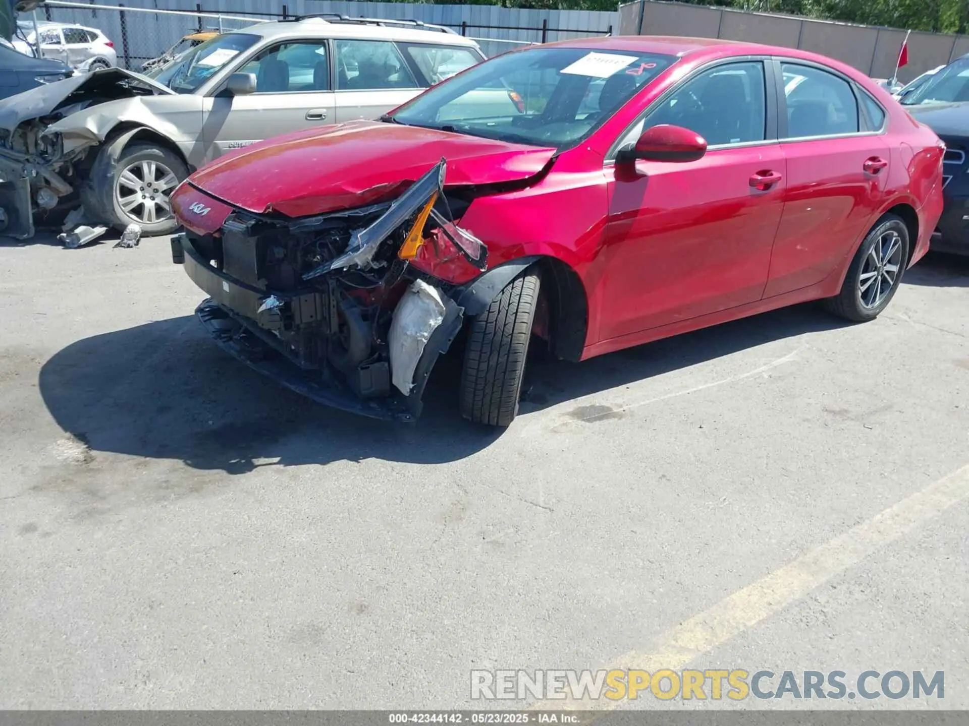 2 Photograph of a damaged car 3KPF24AD2NE451474 KIA FORTE 2022