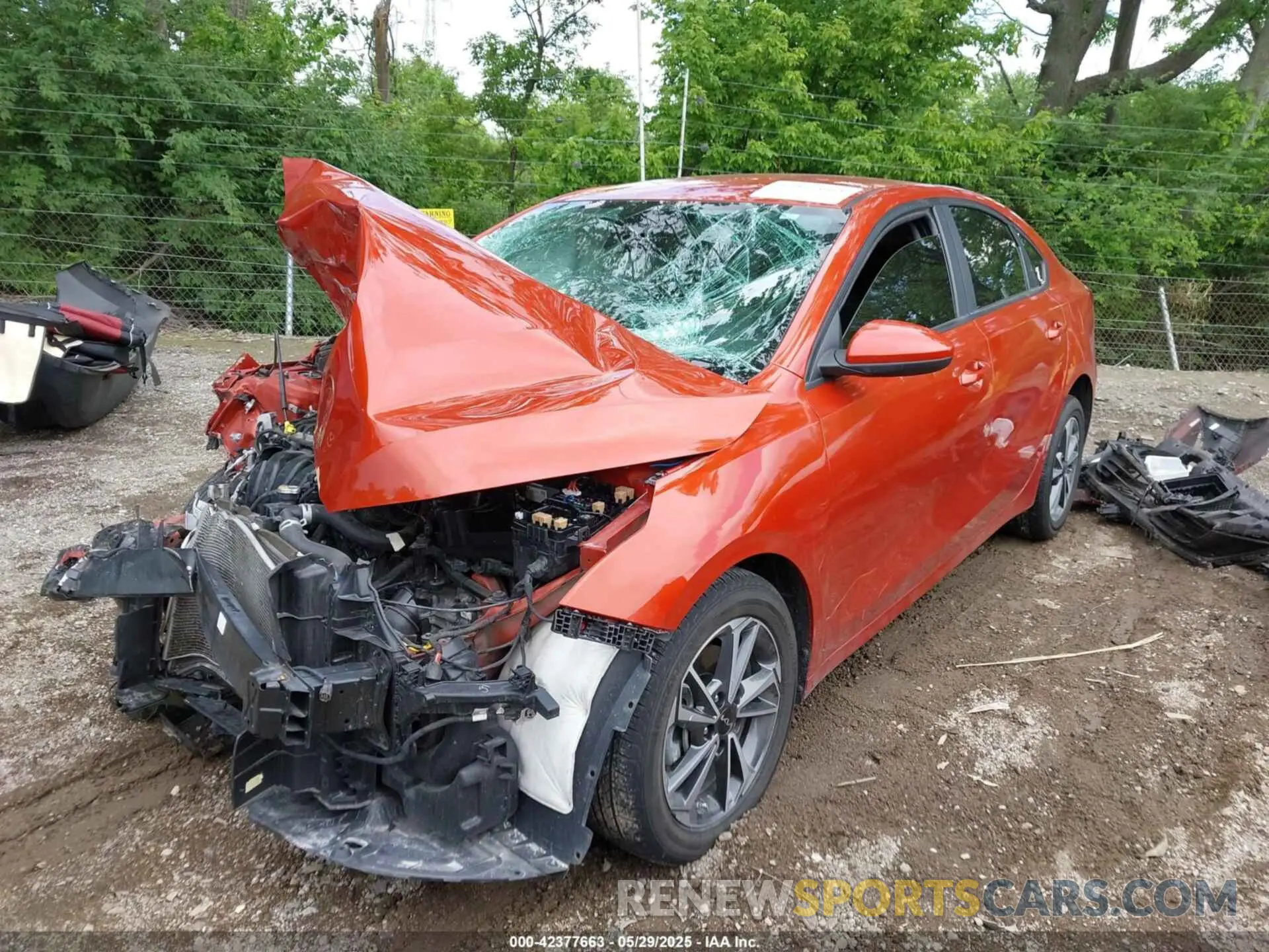 2 Photograph of a damaged car 3KPF24AD2NE452706 KIA FORTE 2022
