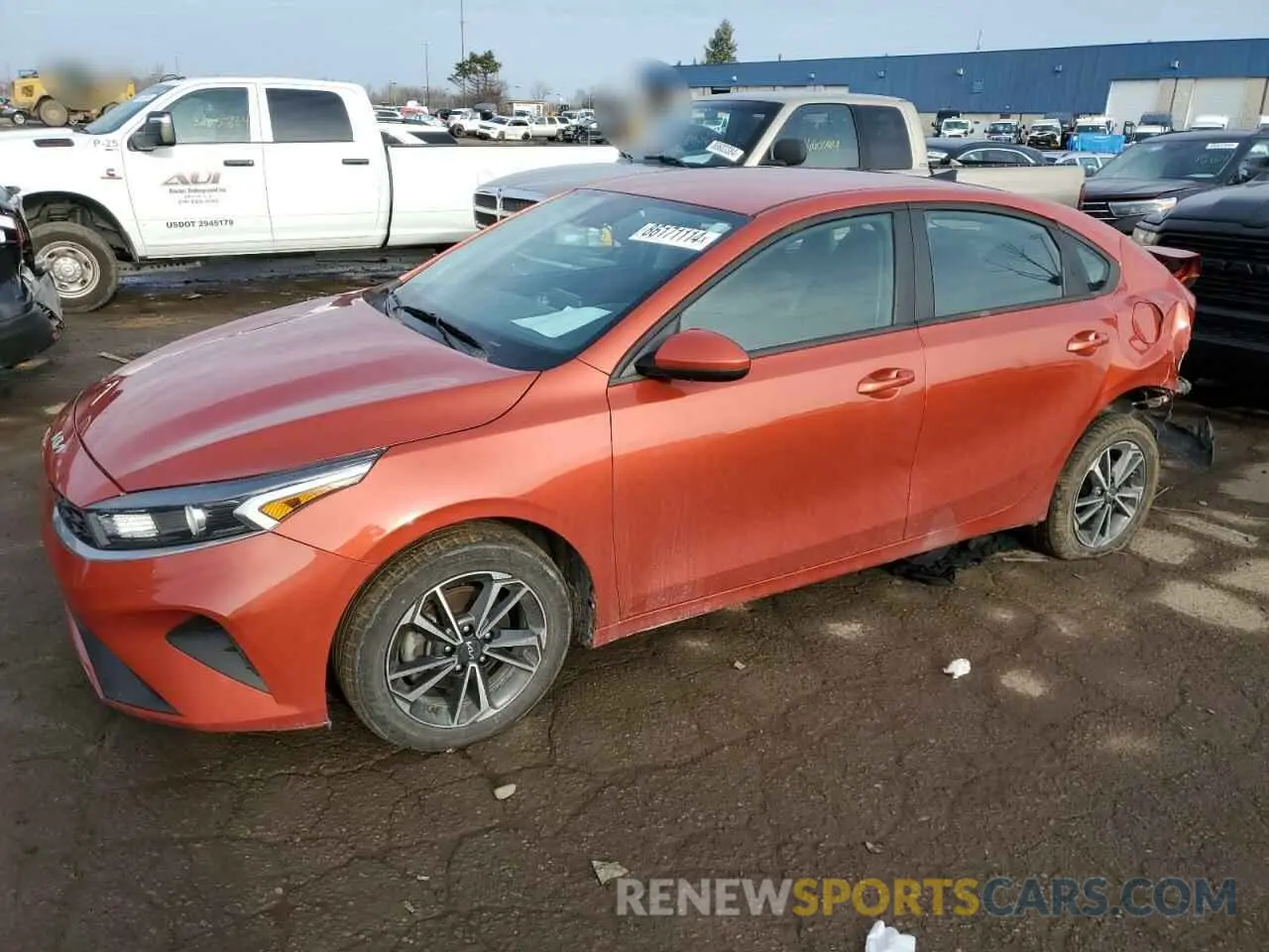 1 Photograph of a damaged car 3KPF24AD2NE482515 KIA FORTE 2022