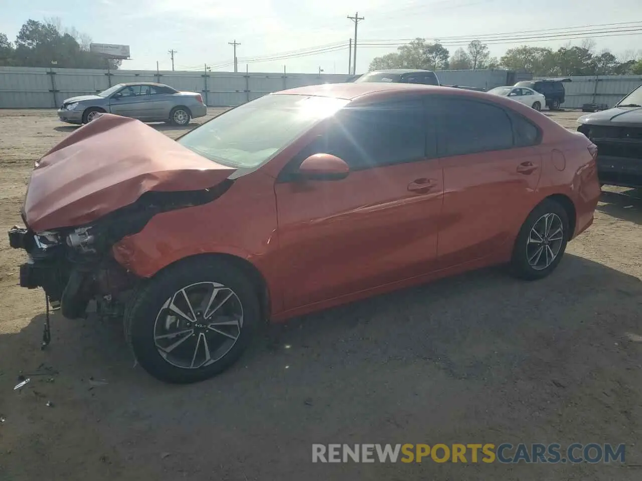 1 Photograph of a damaged car 3KPF24AD2NE487942 KIA FORTE 2022