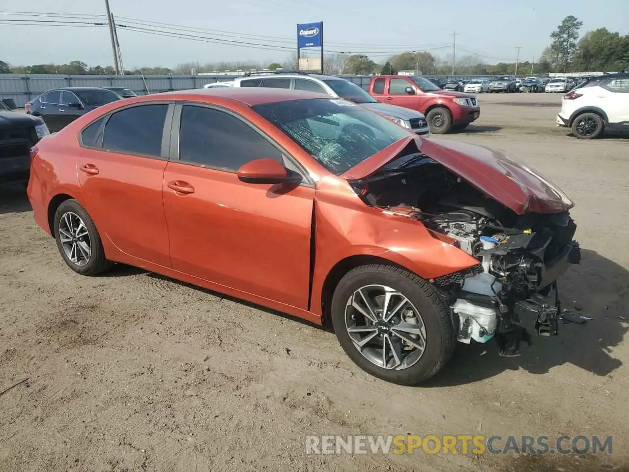 4 Photograph of a damaged car 3KPF24AD2NE487942 KIA FORTE 2022