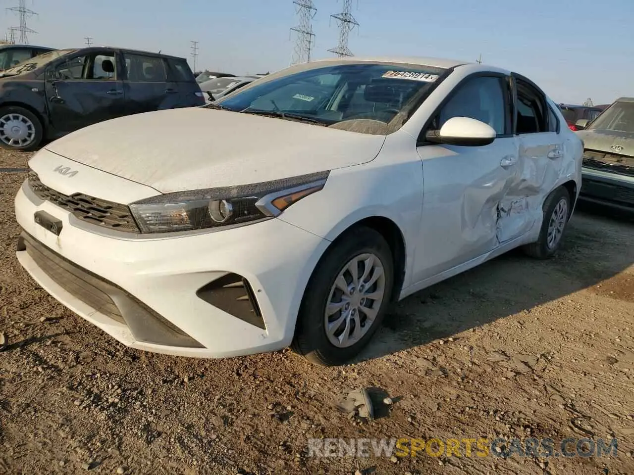 1 Photograph of a damaged car 3KPF24AD2NE499220 KIA FORTE 2022