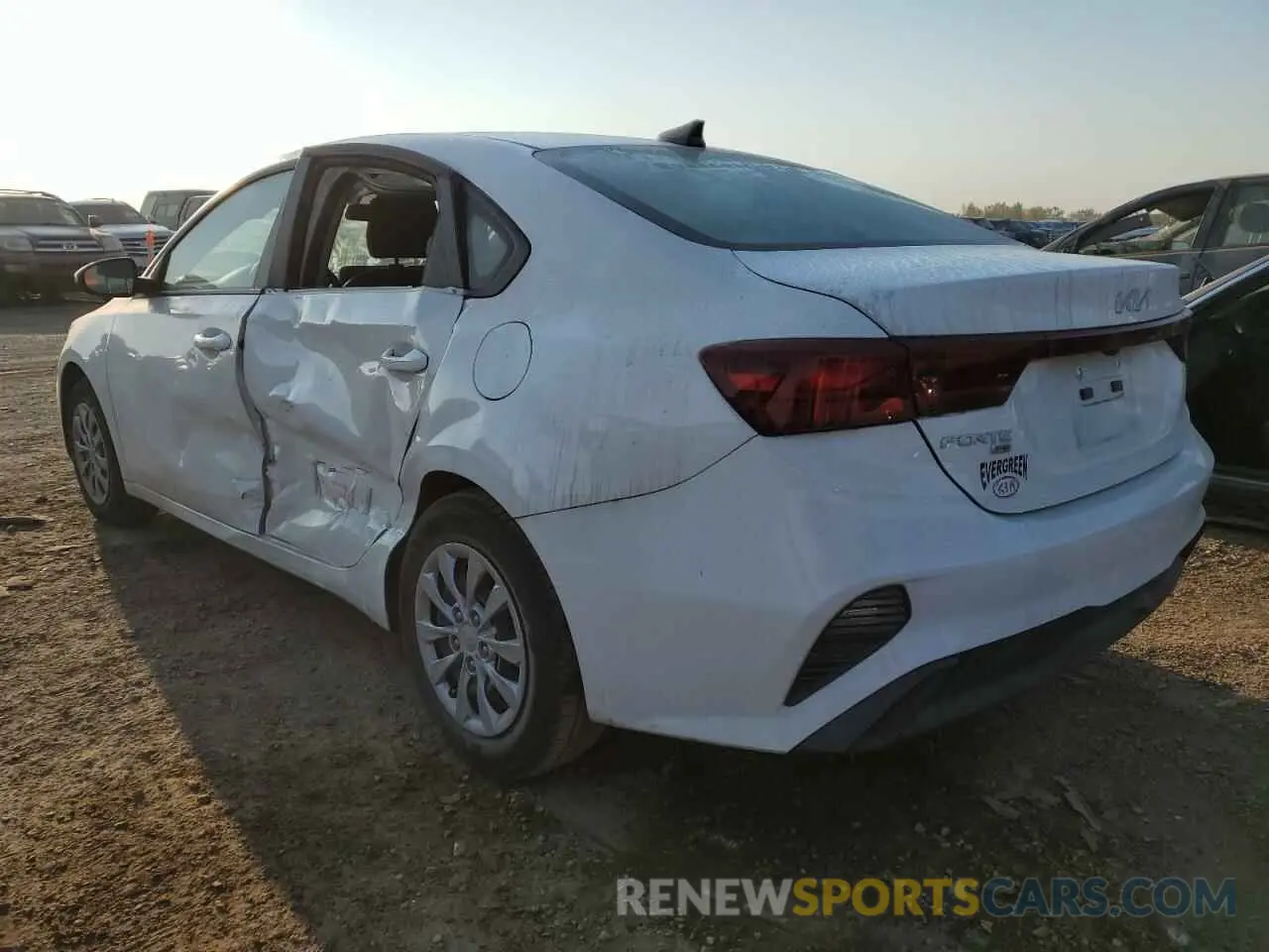 2 Photograph of a damaged car 3KPF24AD2NE499220 KIA FORTE 2022