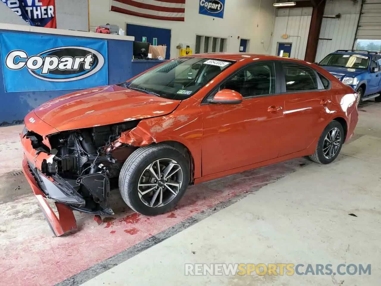 1 Photograph of a damaged car 3KPF24AD3NE416961 KIA FORTE 2022
