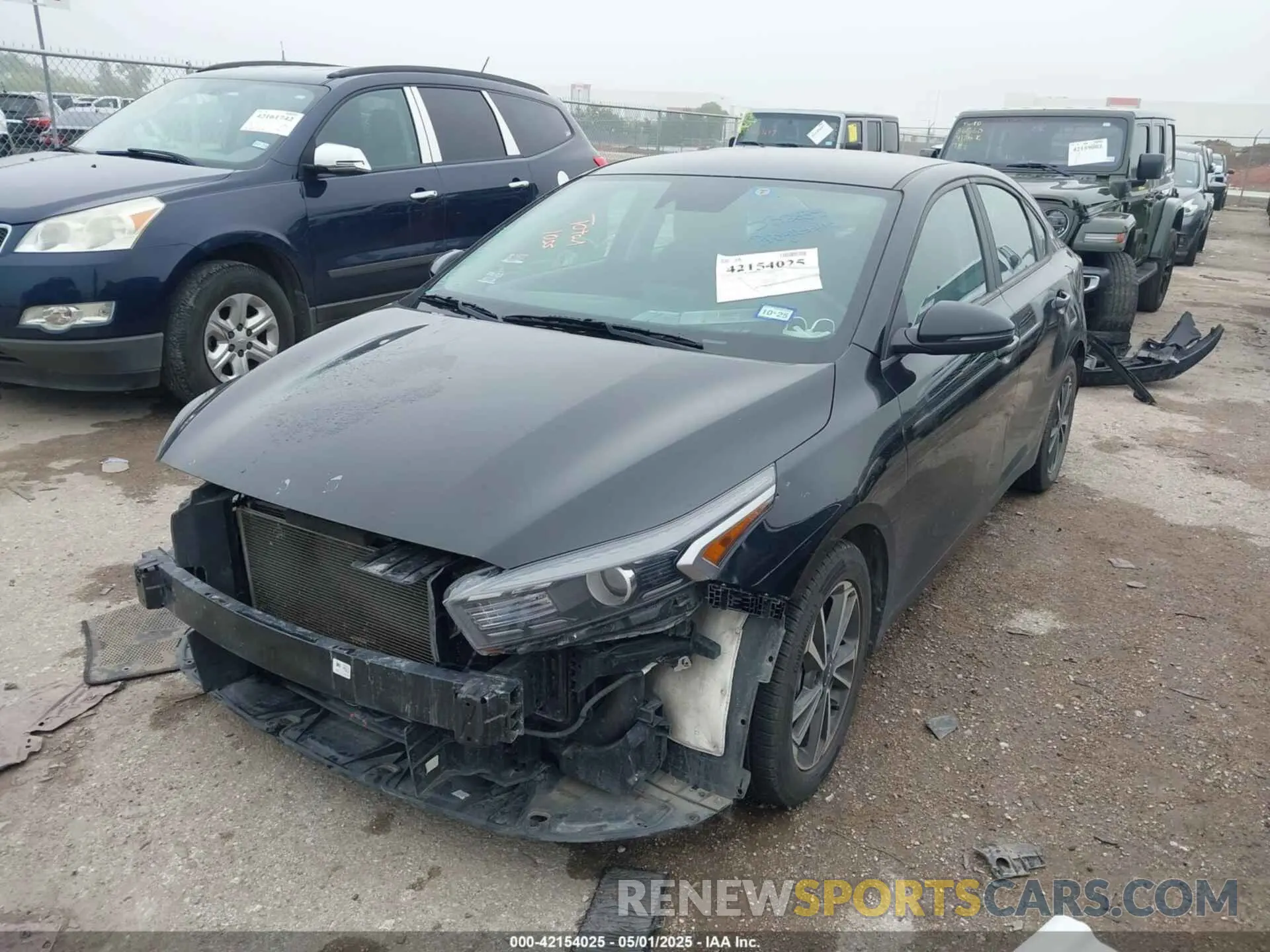 2 Photograph of a damaged car 3KPF24AD3NE424770 KIA FORTE 2022