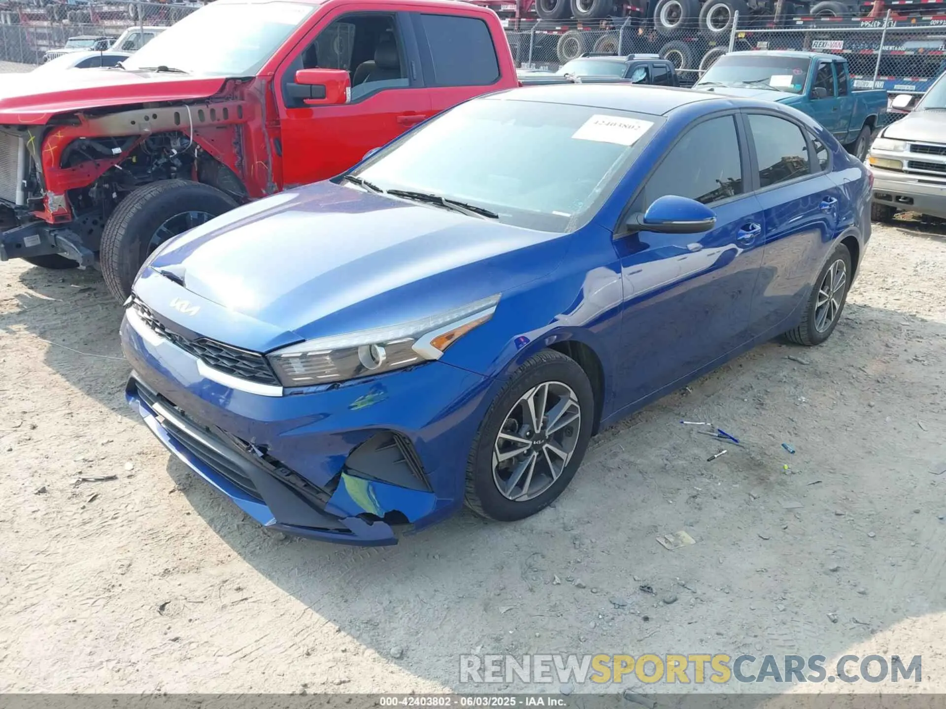 2 Photograph of a damaged car 3KPF24AD3NE438877 KIA FORTE 2022