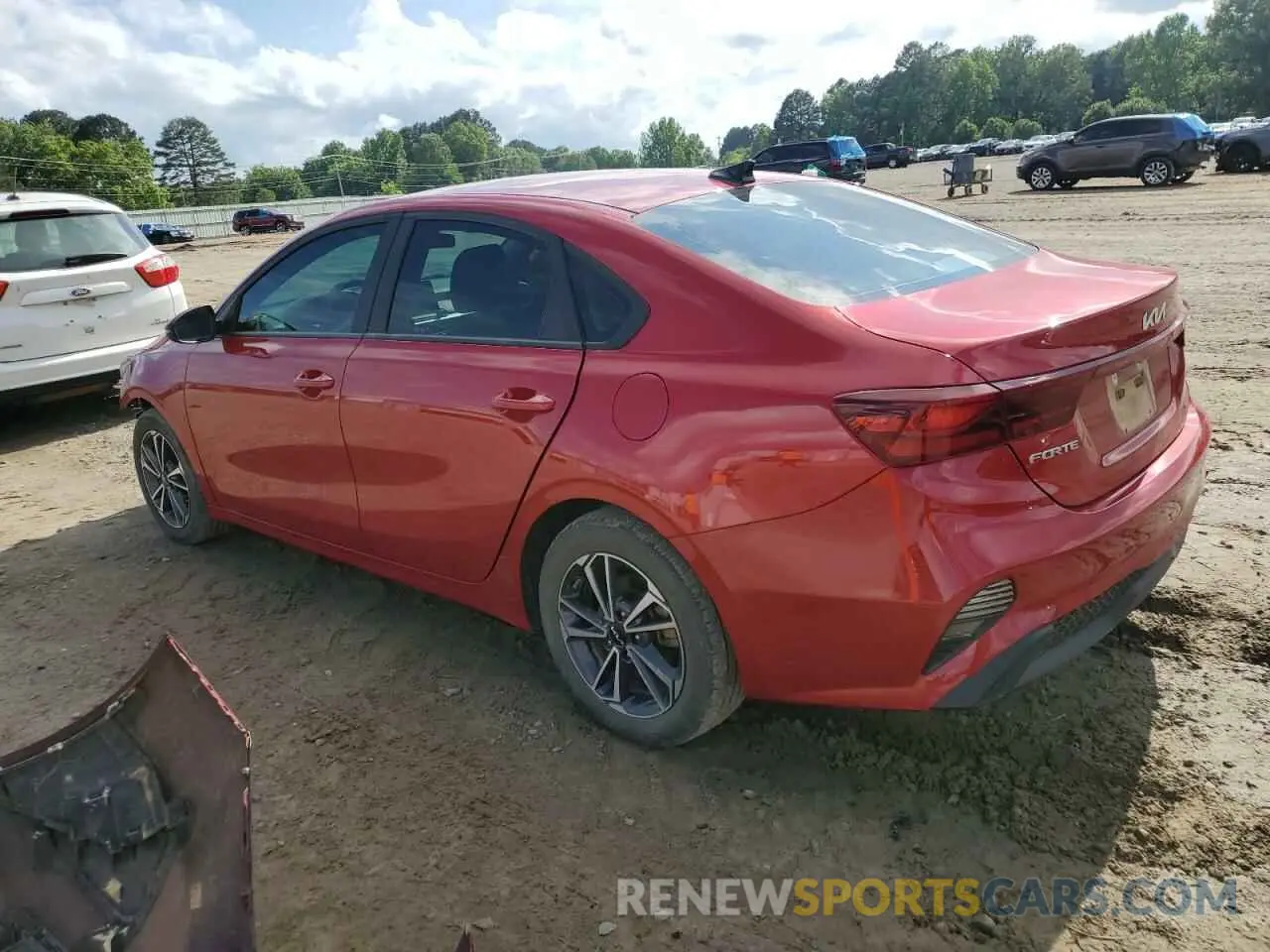 2 Photograph of a damaged car 3KPF24AD3NE443206 KIA FORTE 2022