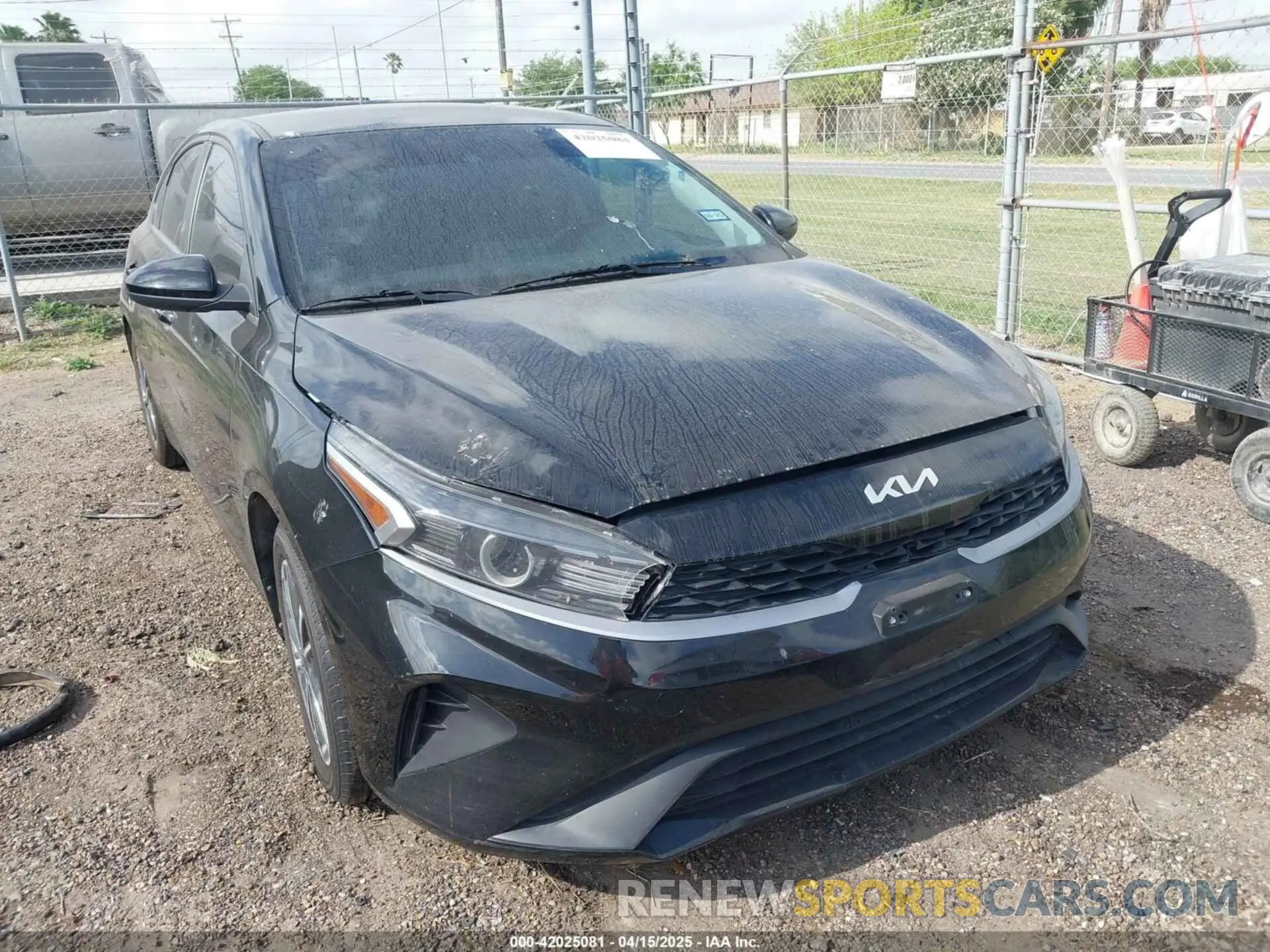 1 Photograph of a damaged car 3KPF24AD3NE461012 KIA FORTE 2022