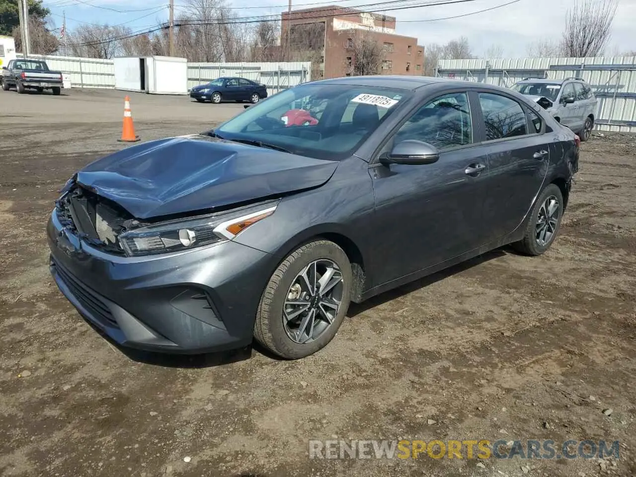 1 Photograph of a damaged car 3KPF24AD3NE495340 KIA FORTE 2022