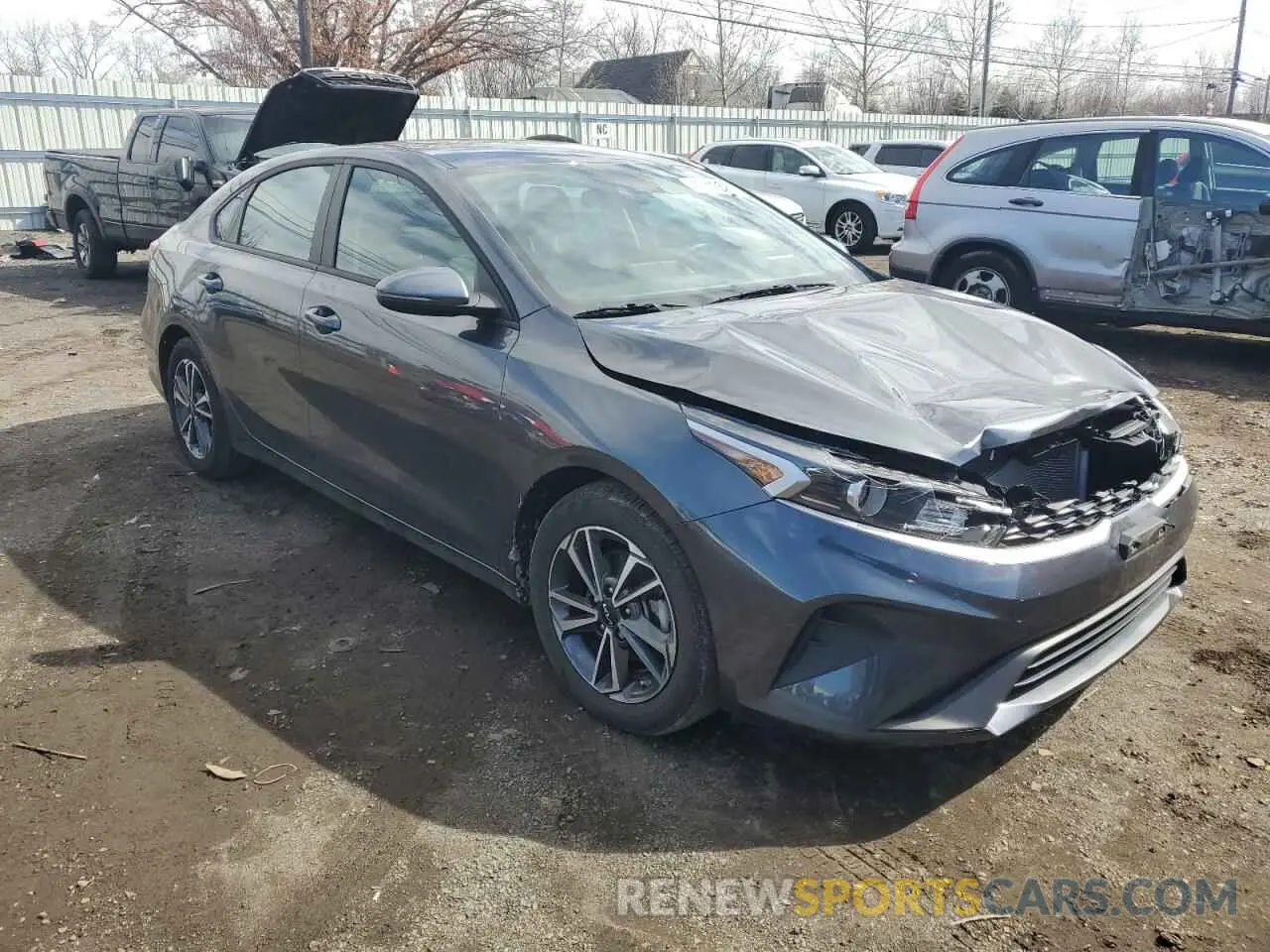 4 Photograph of a damaged car 3KPF24AD3NE495340 KIA FORTE 2022