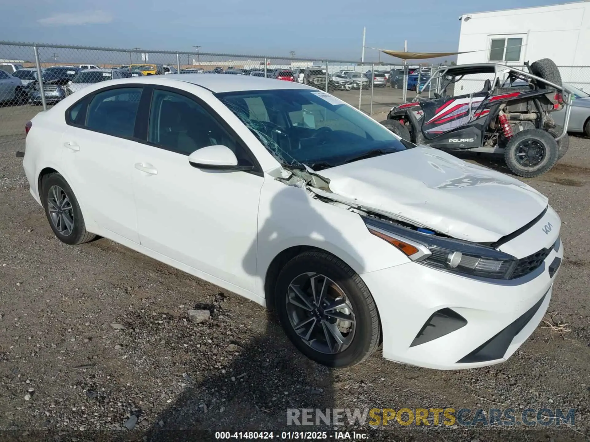 1 Photograph of a damaged car 3KPF24AD3NE503999 KIA FORTE 2022