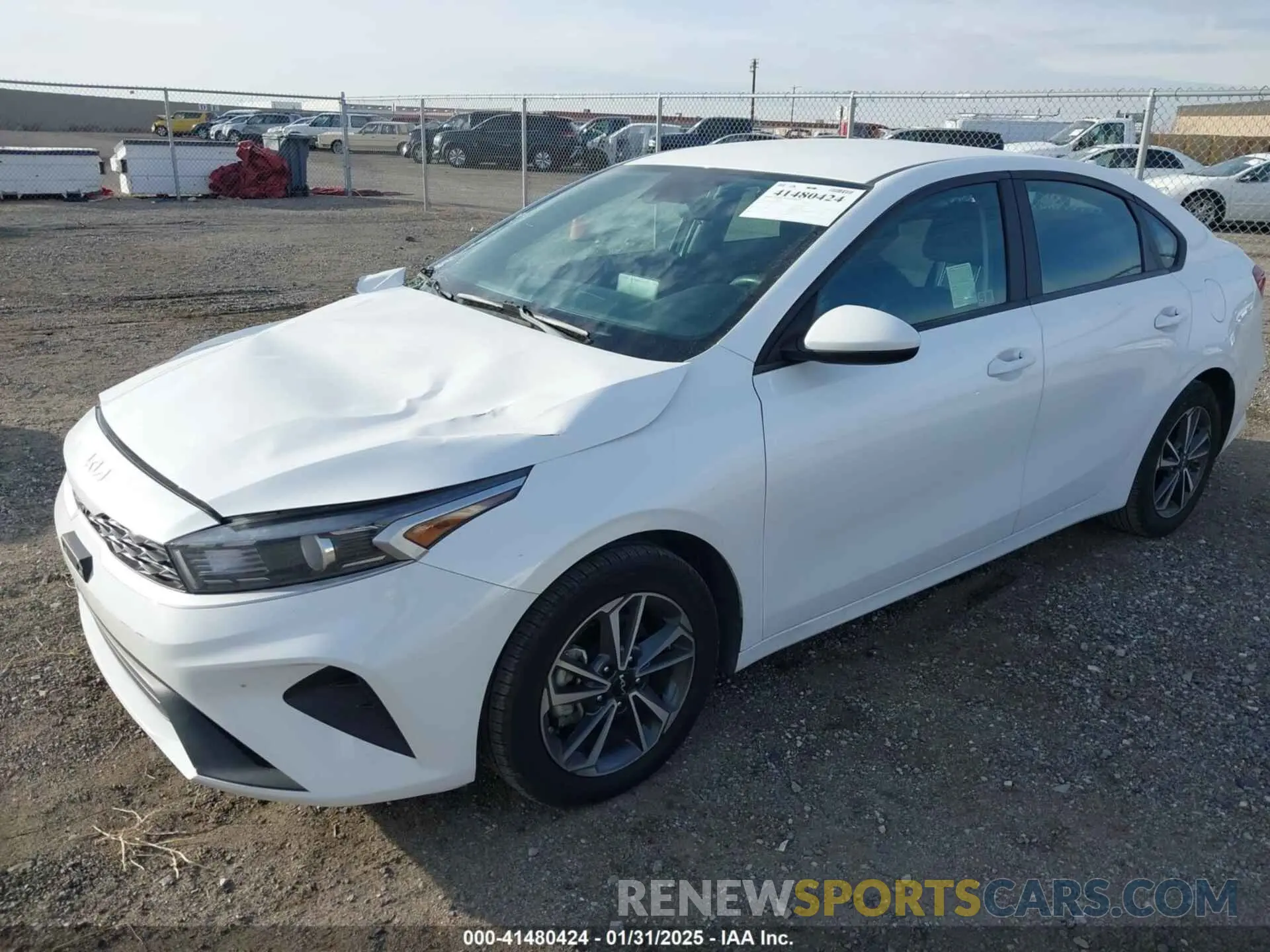 2 Photograph of a damaged car 3KPF24AD3NE503999 KIA FORTE 2022