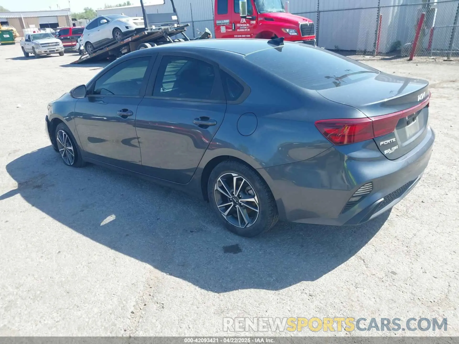 3 Photograph of a damaged car 3KPF24AD4NE445353 KIA FORTE 2022