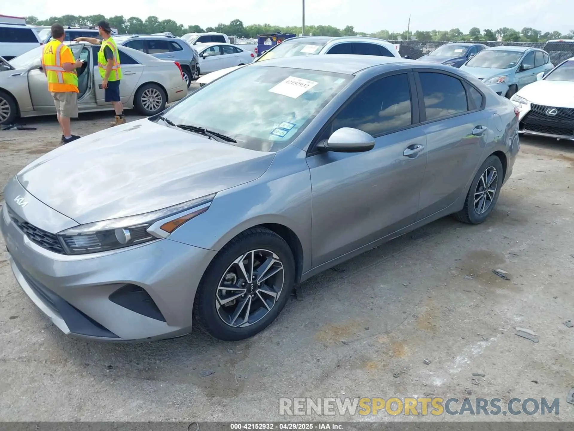 2 Photograph of a damaged car 3KPF24AD4NE452674 KIA FORTE 2022