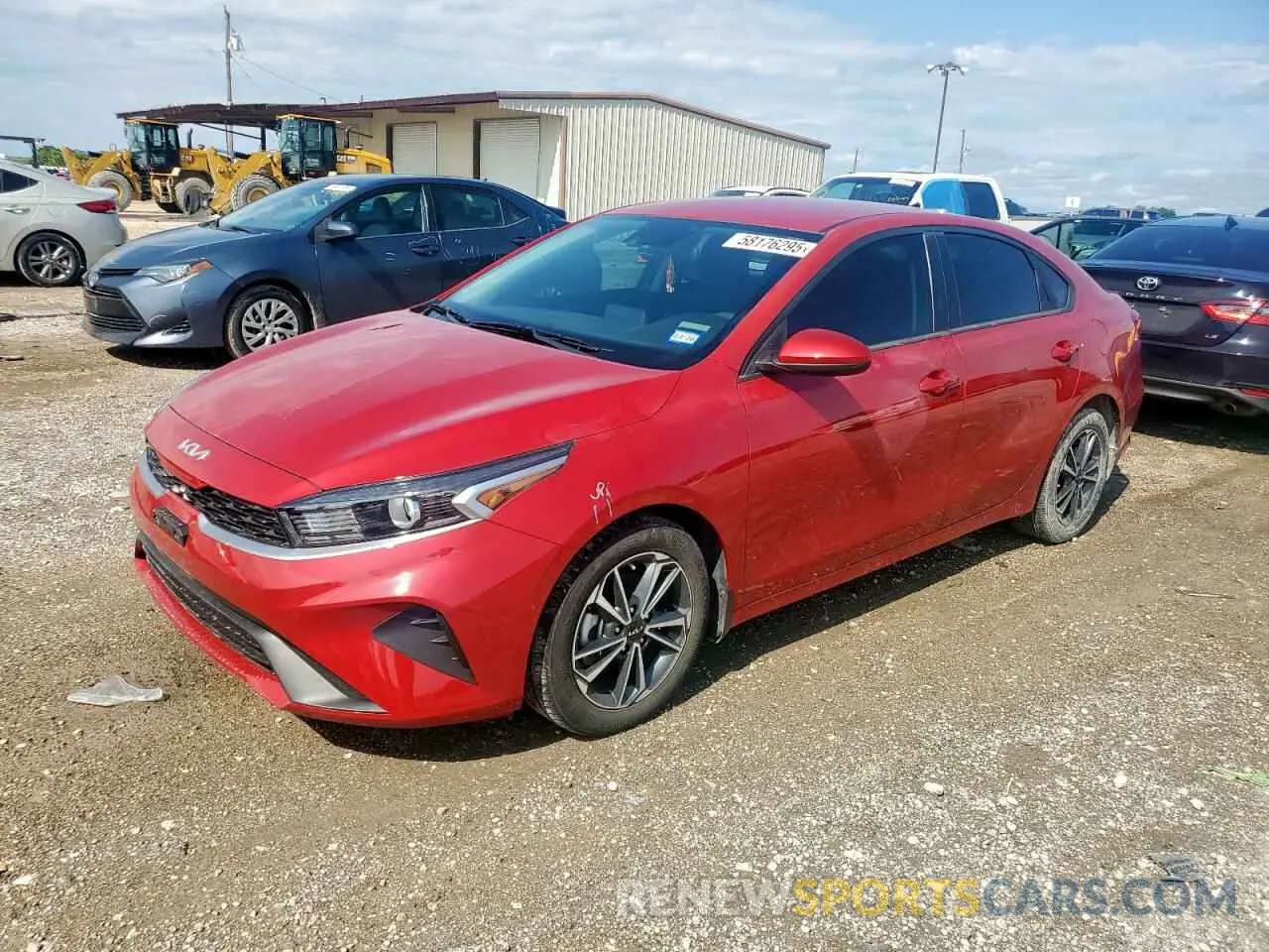 1 Photograph of a damaged car 3KPF24AD4NE460421 KIA FORTE 2022