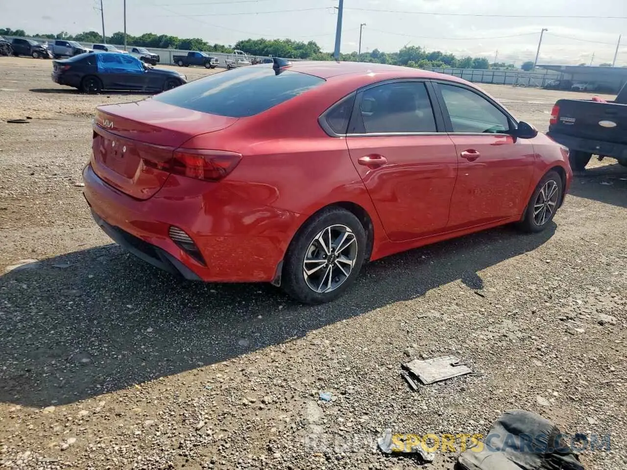 3 Photograph of a damaged car 3KPF24AD4NE460421 KIA FORTE 2022