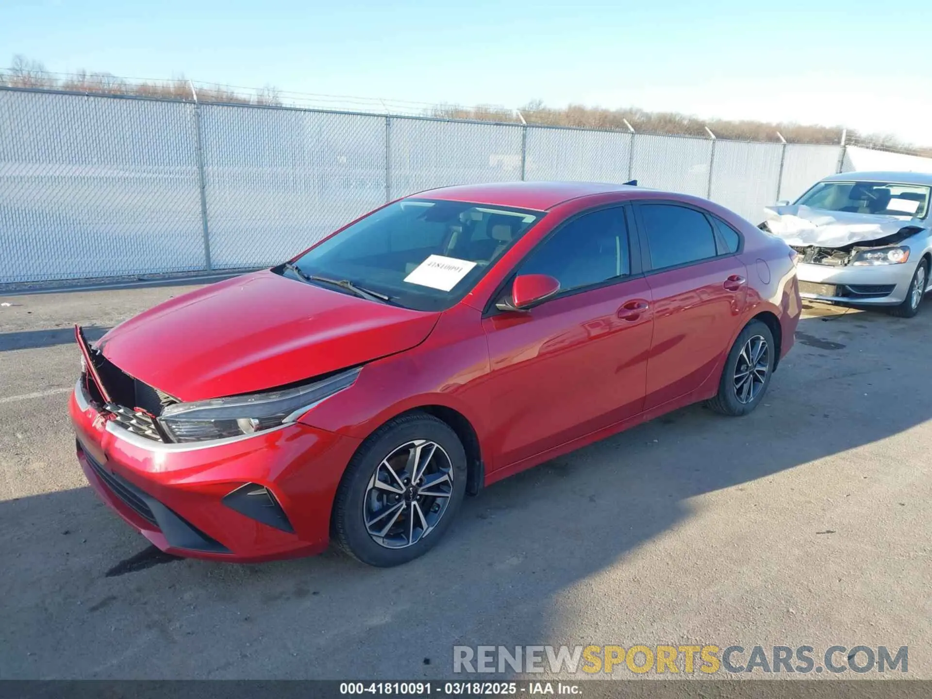 2 Photograph of a damaged car 3KPF24AD4NE472102 KIA FORTE 2022