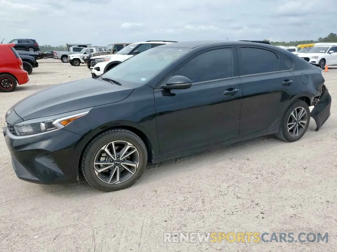 1 Photograph of a damaged car 3KPF24AD4NE472553 KIA FORTE 2022