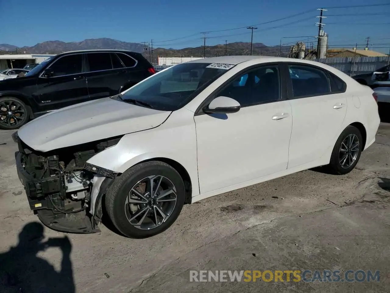 1 Photograph of a damaged car 3KPF24AD4NE476392 KIA FORTE 2022