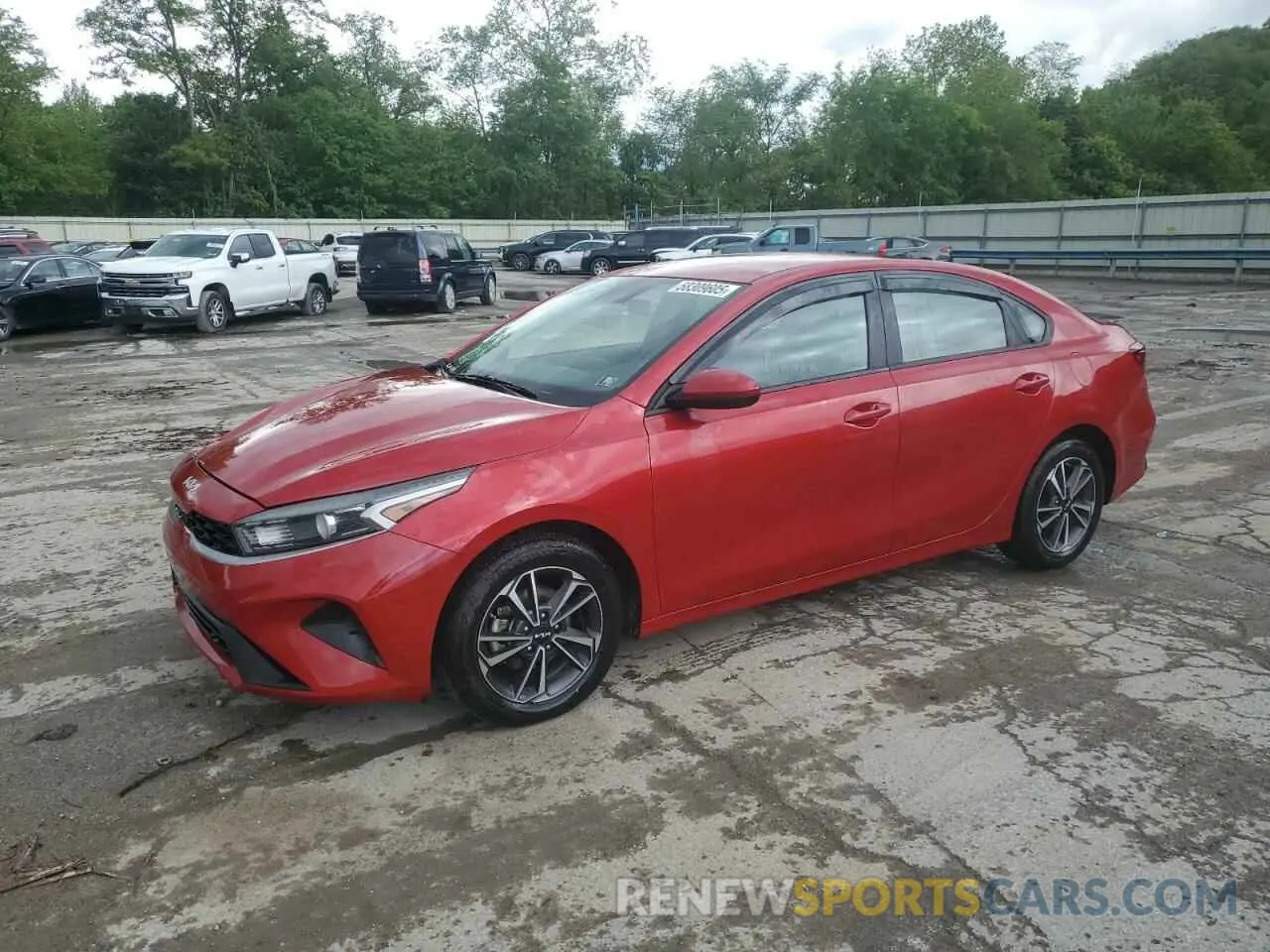1 Photograph of a damaged car 3KPF24AD4NE496626 KIA FORTE 2022