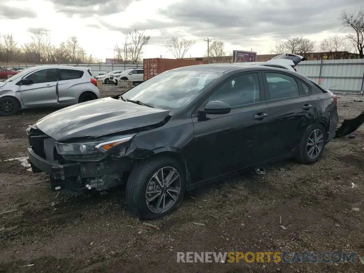 1 Photograph of a damaged car 3KPF24AD4NE503204 KIA FORTE 2022