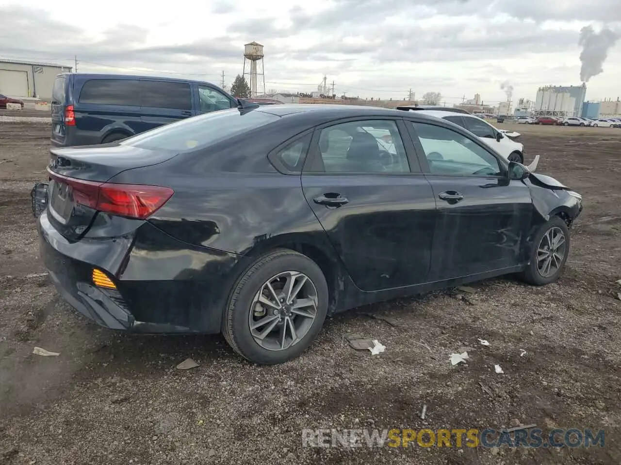 3 Photograph of a damaged car 3KPF24AD4NE503204 KIA FORTE 2022