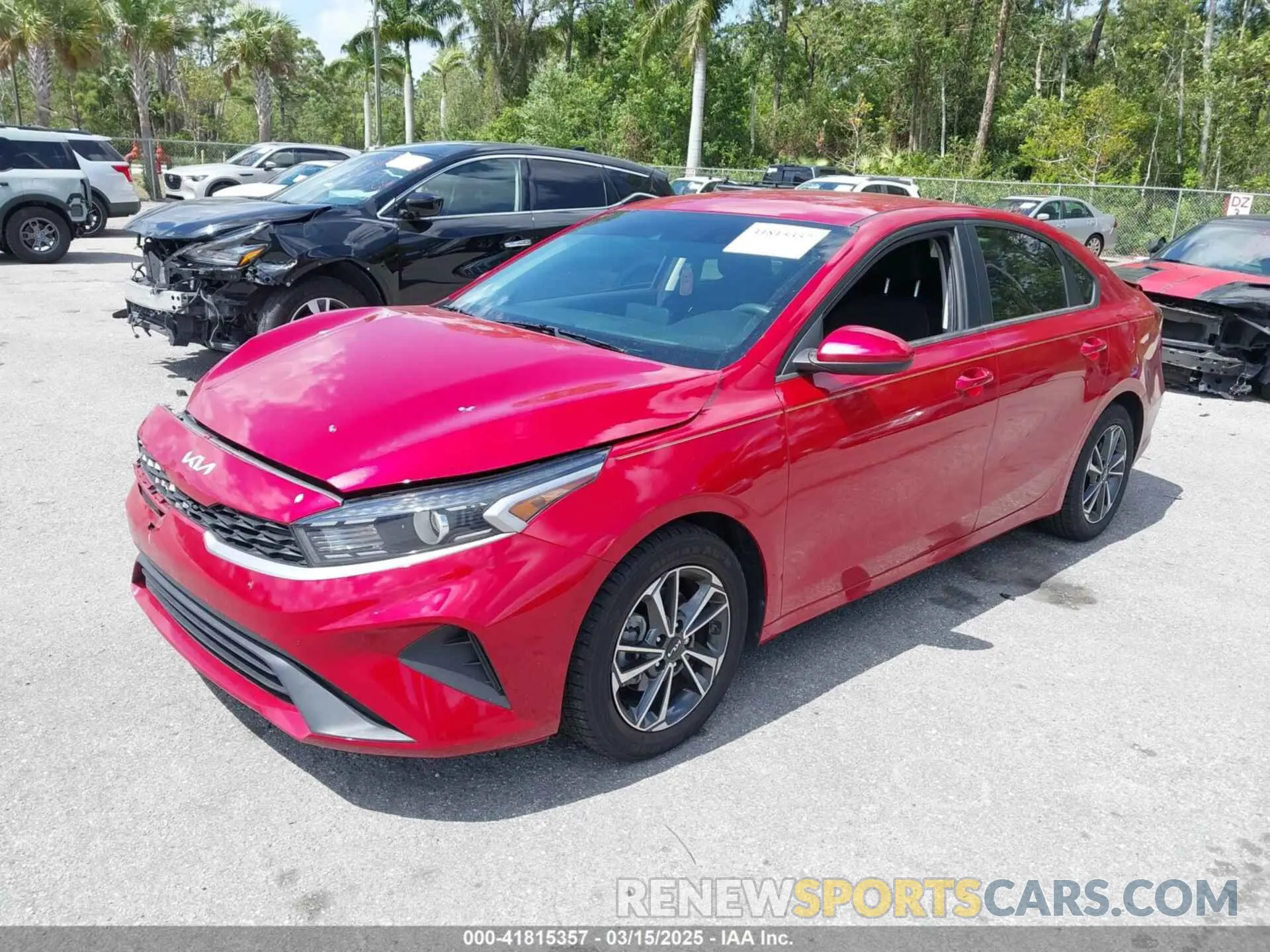 2 Photograph of a damaged car 3KPF24AD5NE425273 KIA FORTE 2022
