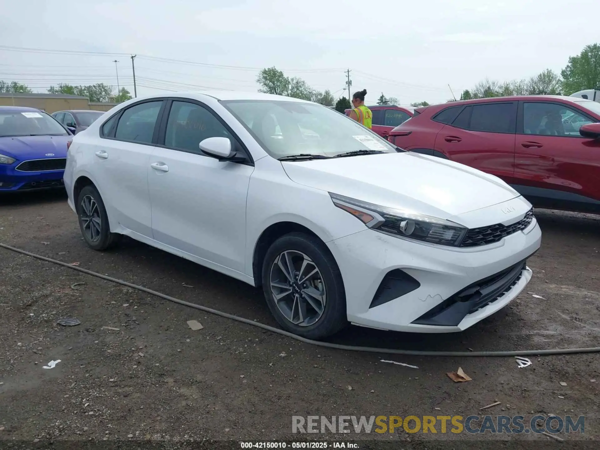 1 Photograph of a damaged car 3KPF24AD5NE430893 KIA FORTE 2022