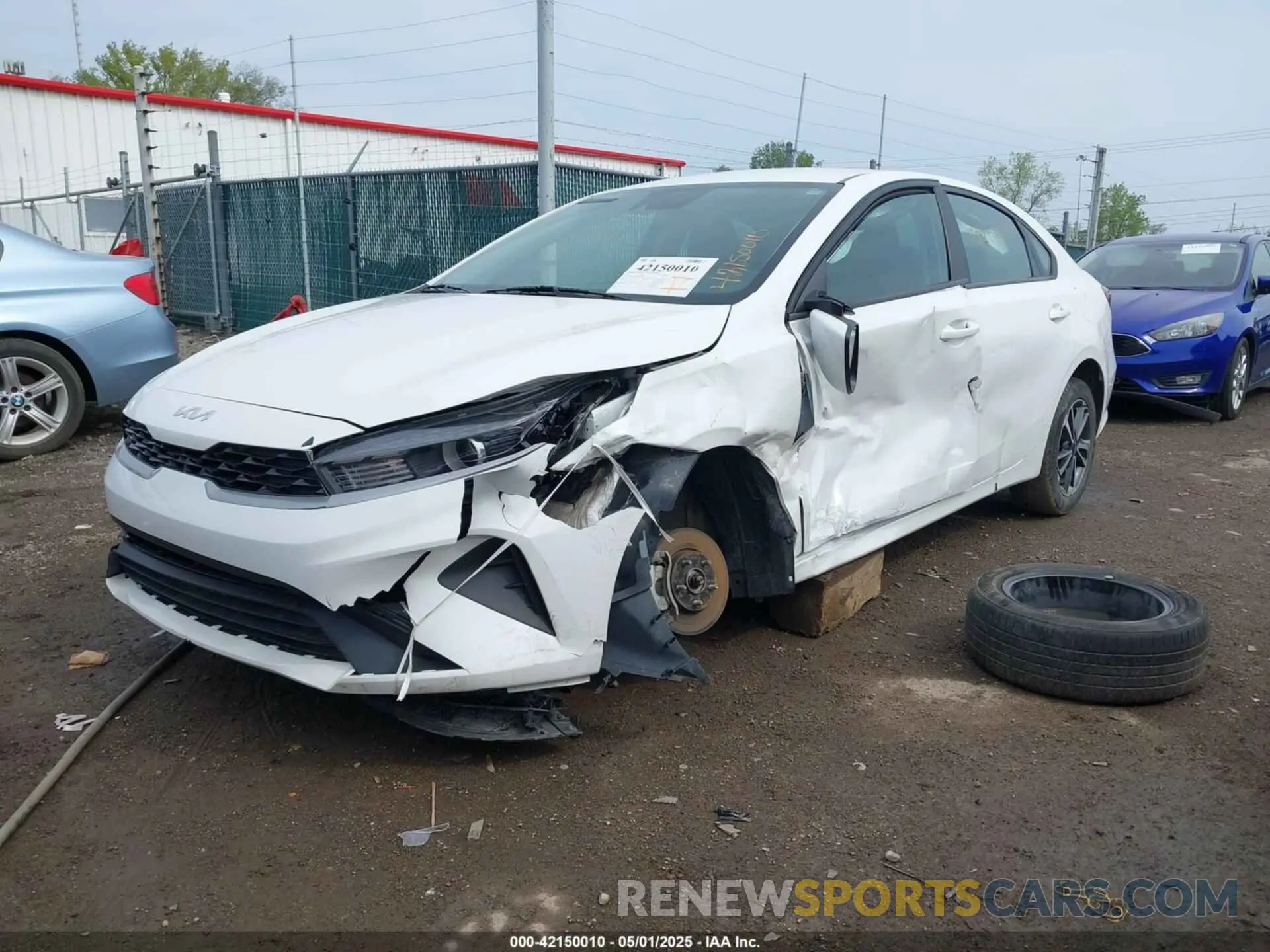 2 Photograph of a damaged car 3KPF24AD5NE430893 KIA FORTE 2022