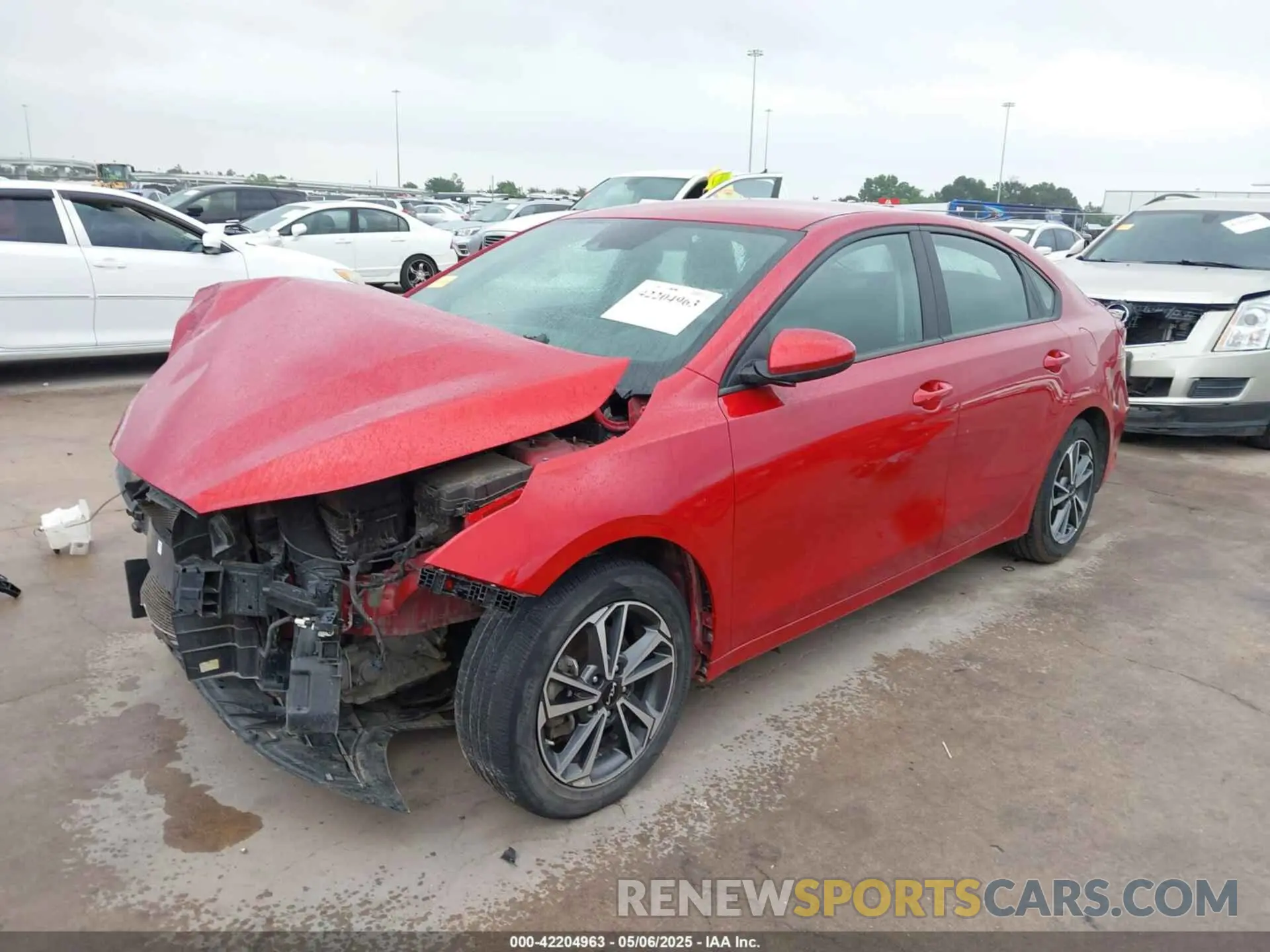 2 Photograph of a damaged car 3KPF24AD5NE450111 KIA FORTE 2022