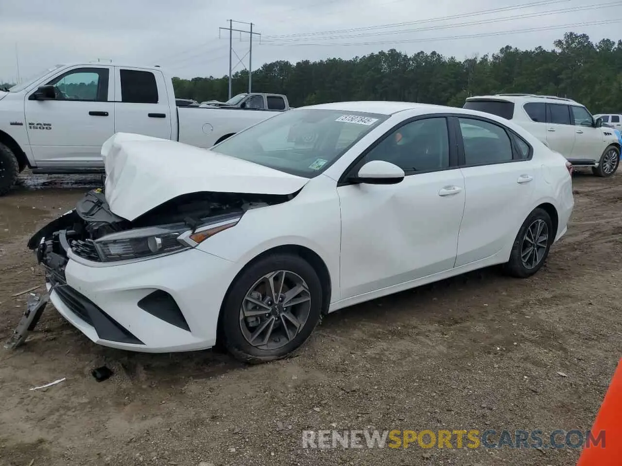 1 Photograph of a damaged car 3KPF24AD5NE487014 KIA FORTE 2022