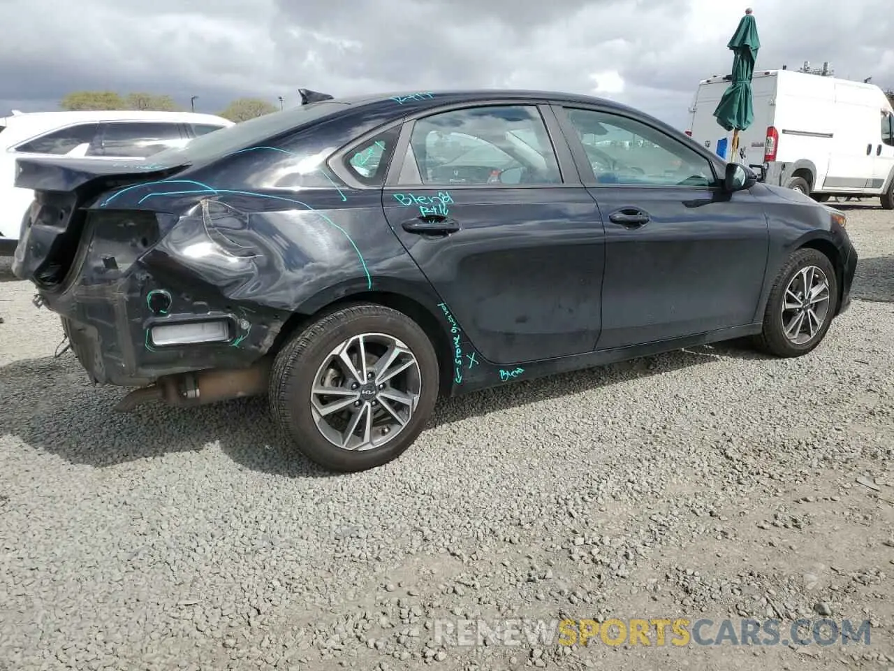 3 Photograph of a damaged car 3KPF24AD6NE450408 KIA FORTE 2022