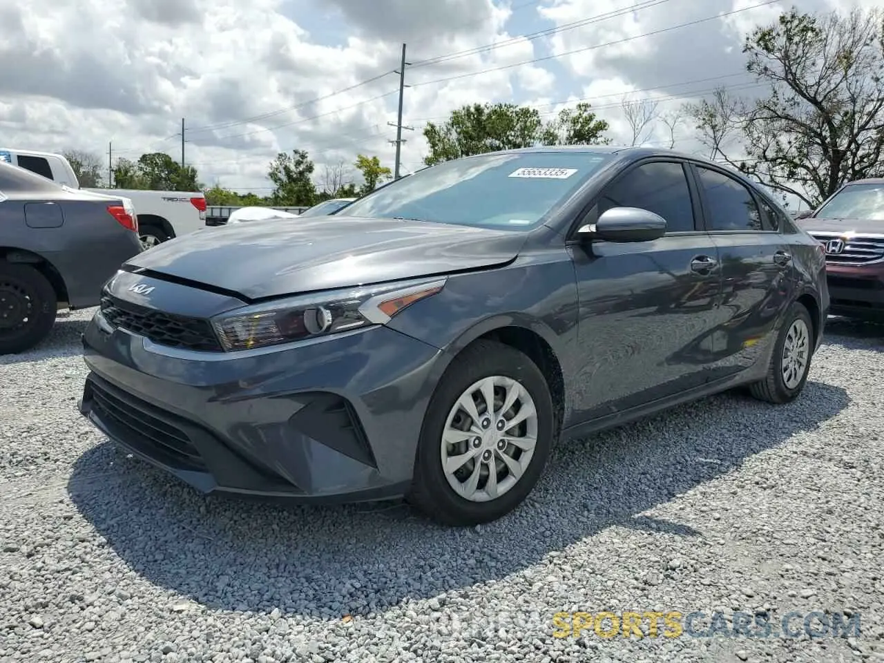 1 Photograph of a damaged car 3KPF24AD6NE452112 KIA FORTE 2022