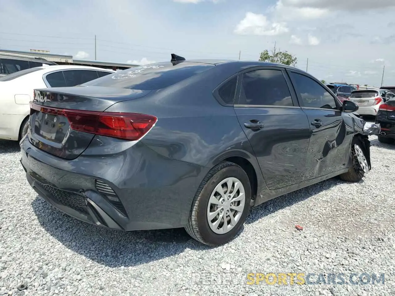 3 Photograph of a damaged car 3KPF24AD6NE452112 KIA FORTE 2022