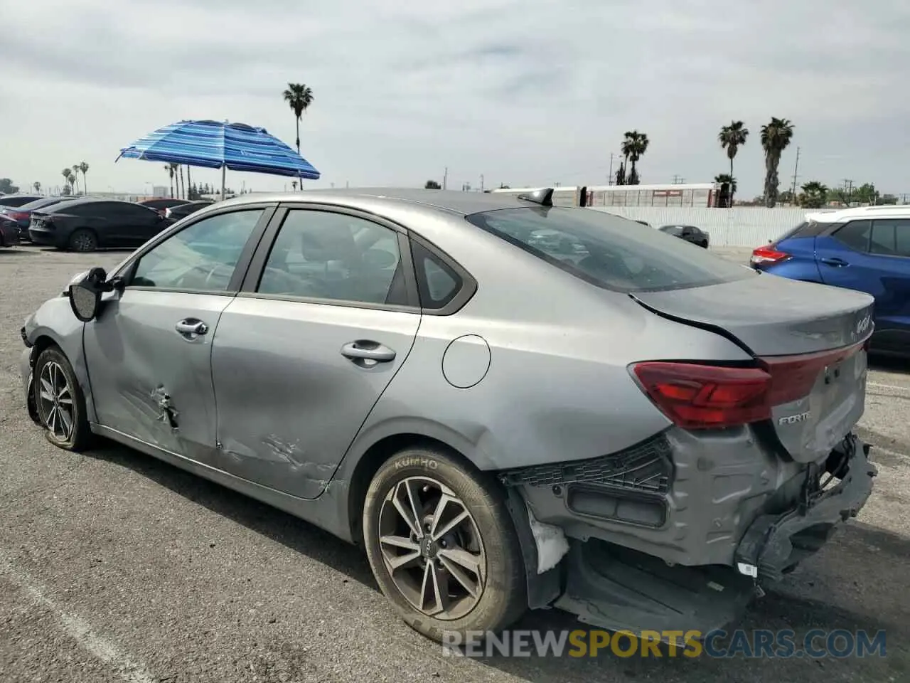 2 Photograph of a damaged car 3KPF24AD6NE468486 KIA FORTE 2022