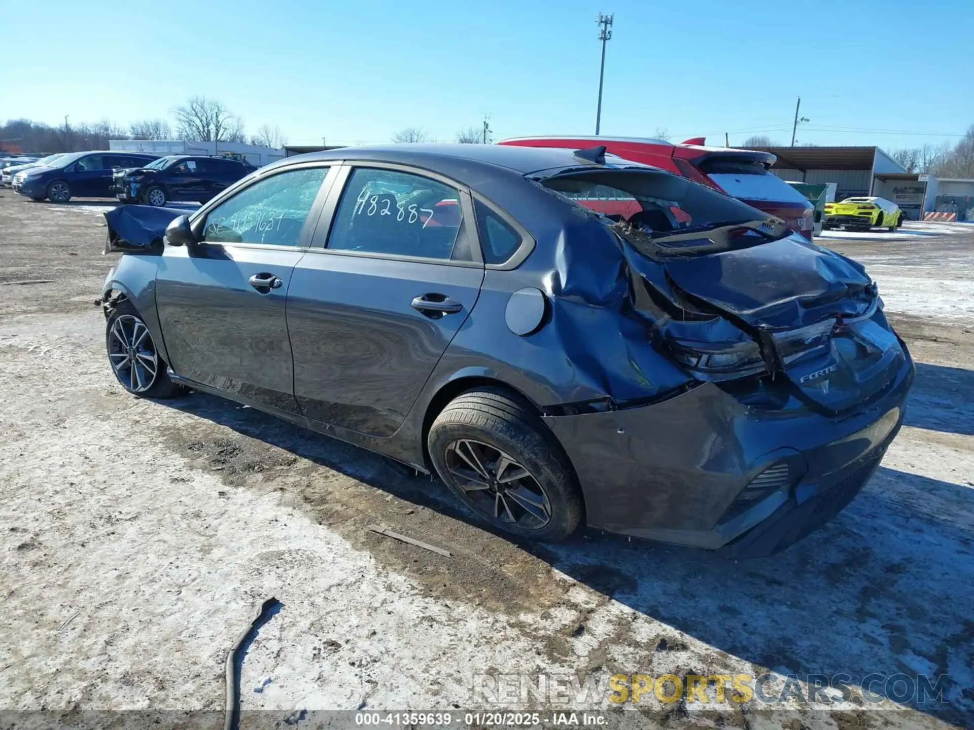 3 Photograph of a damaged car 3KPF24AD6NE482887 KIA FORTE 2022