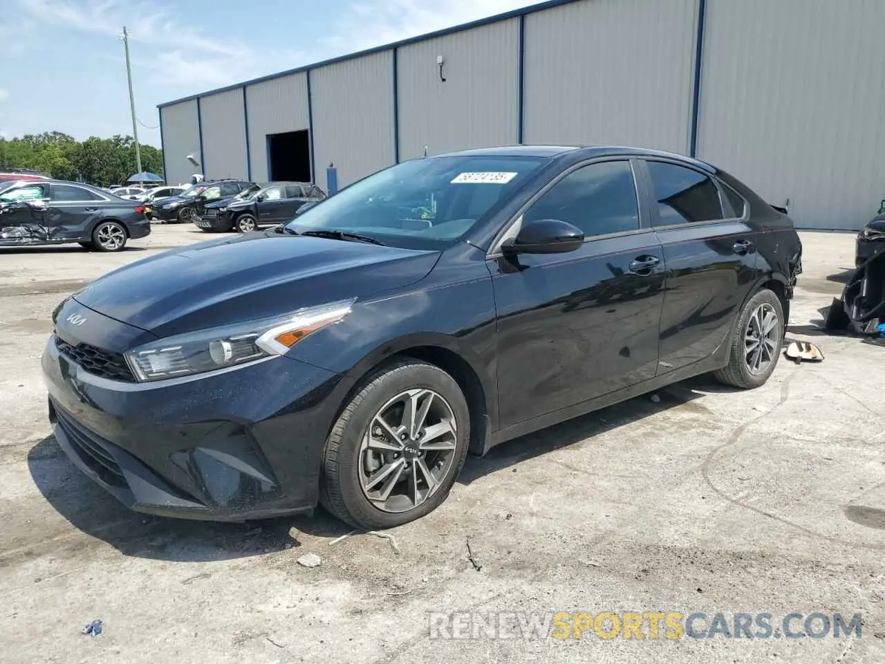 1 Photograph of a damaged car 3KPF24AD6NE492092 KIA FORTE 2022