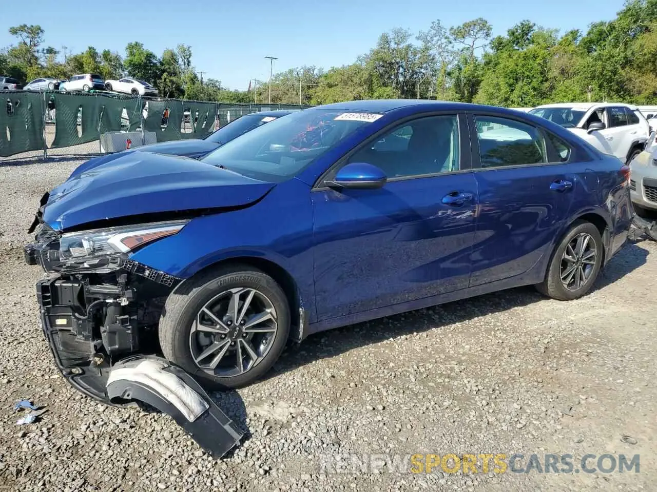 1 Photograph of a damaged car 3KPF24AD6NE493940 KIA FORTE 2022