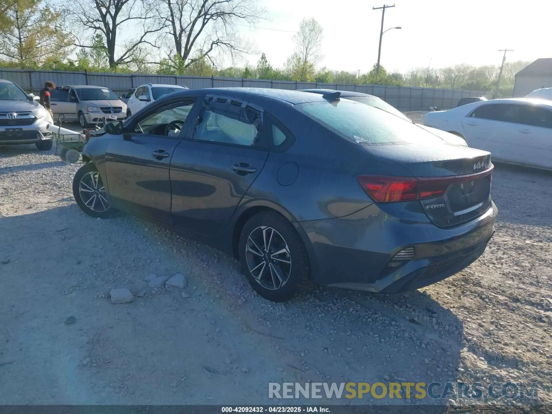 3 Photograph of a damaged car 3KPF24AD6NE500692 KIA FORTE 2022