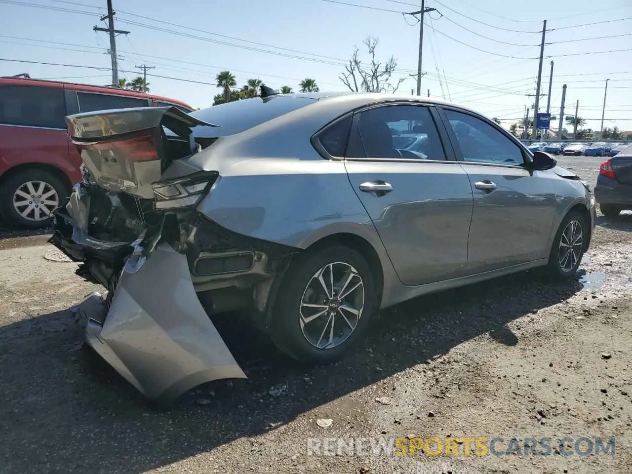 3 Photograph of a damaged car 3KPF24AD6NE500739 KIA FORTE 2022