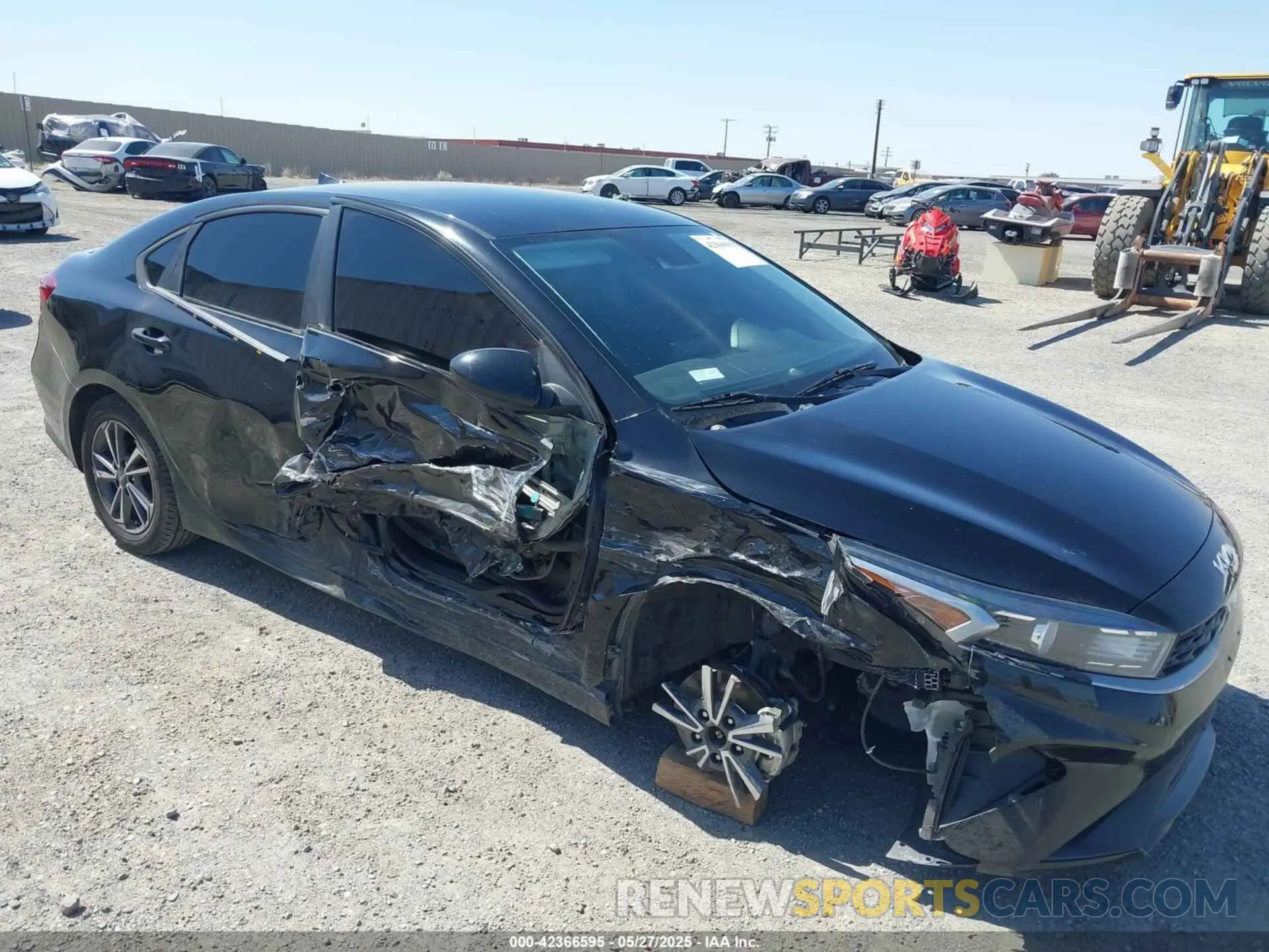1 Photograph of a damaged car 3KPF24AD7NE430698 KIA FORTE 2022