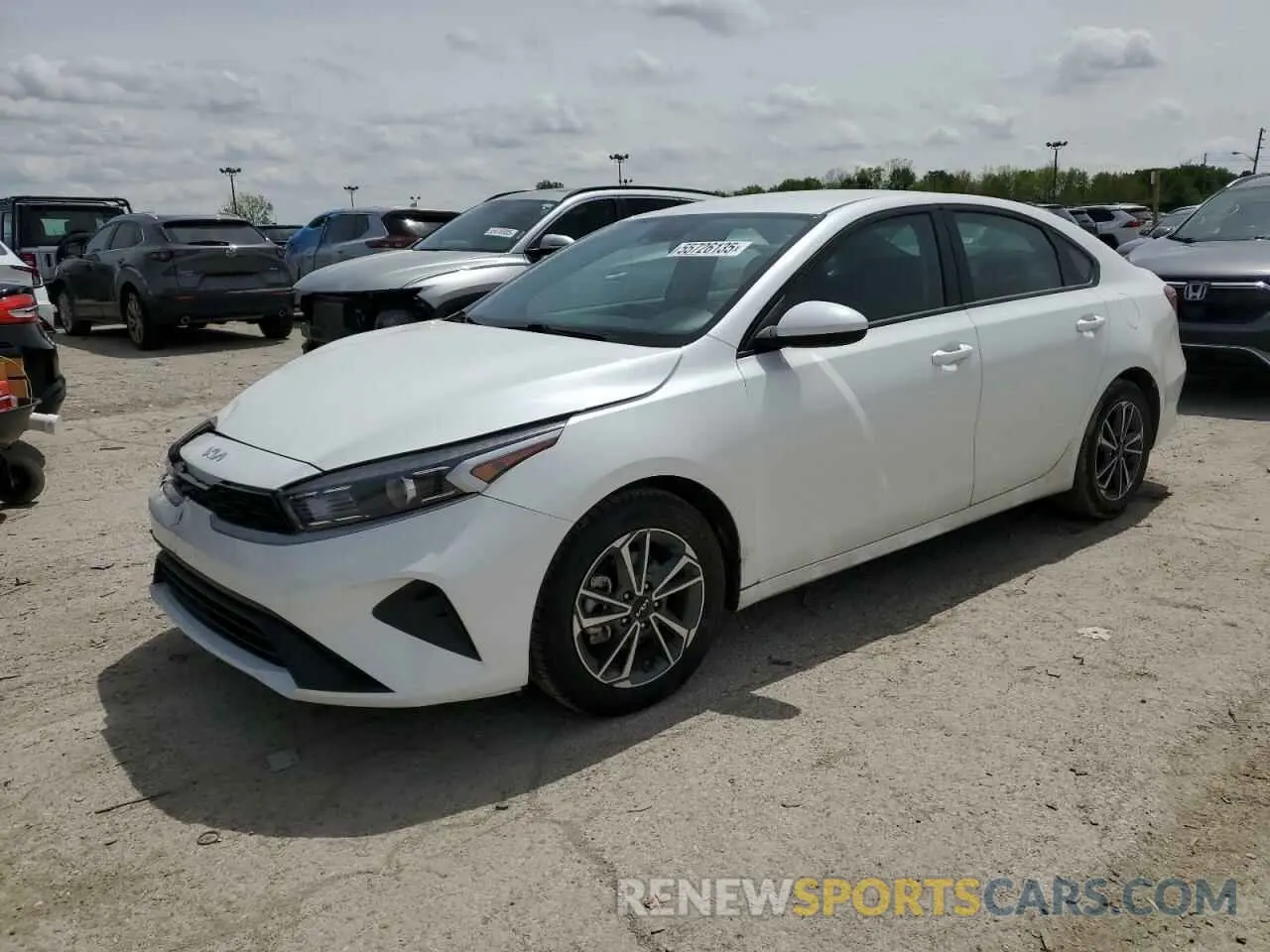 1 Photograph of a damaged car 3KPF24AD7NE452183 KIA FORTE 2022