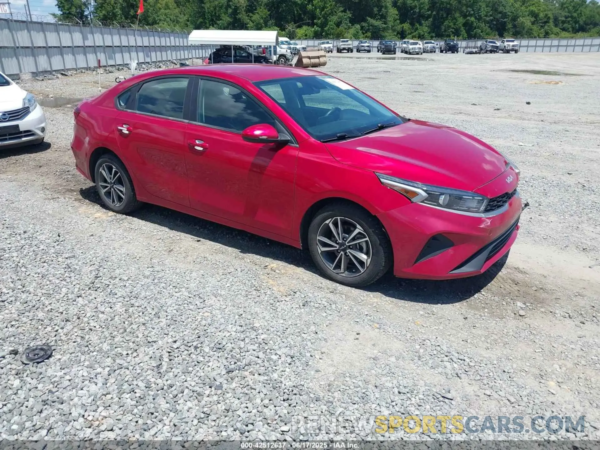 1 Photograph of a damaged car 3KPF24AD7NE458761 KIA FORTE 2022