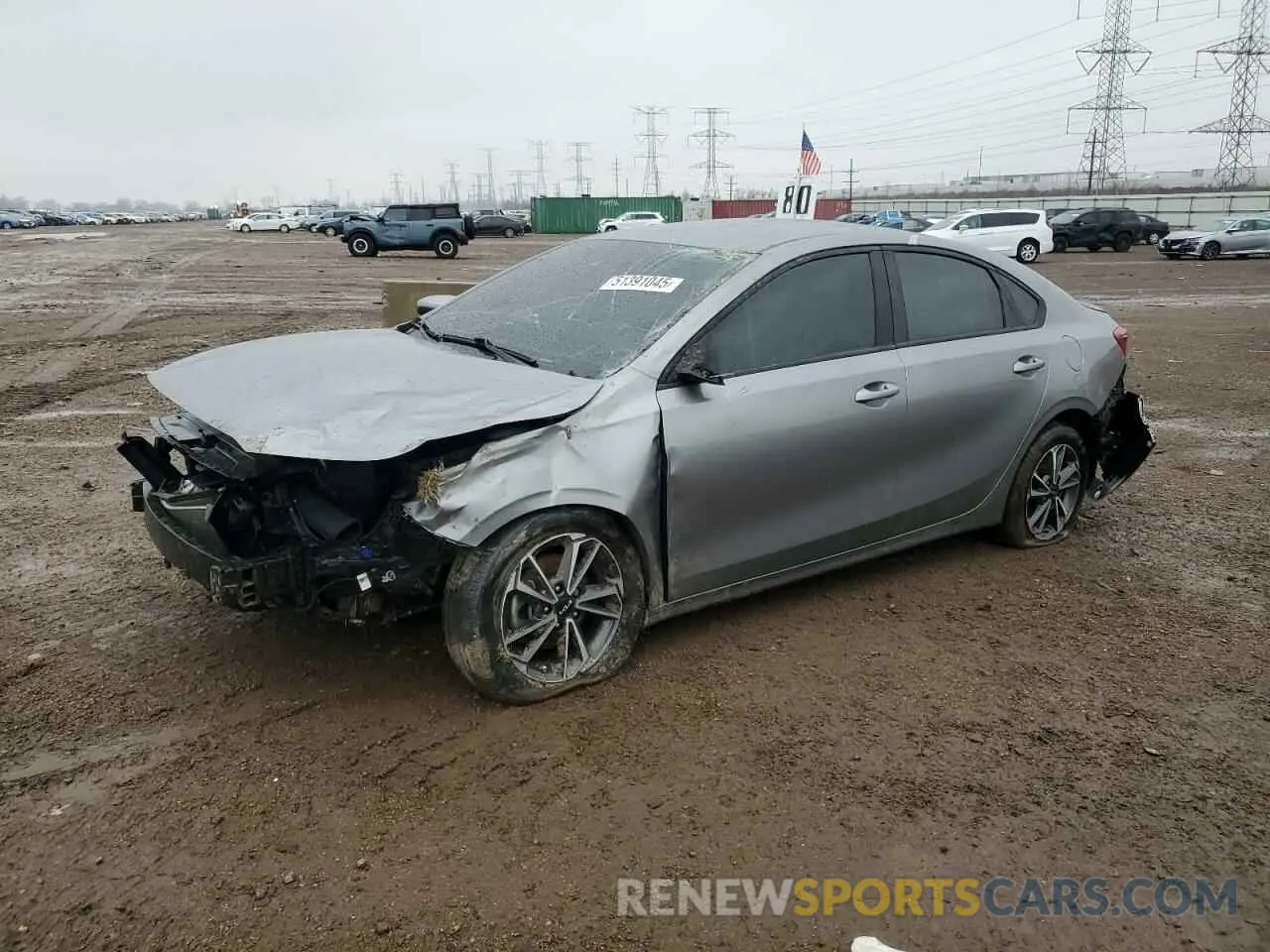 1 Photograph of a damaged car 3KPF24AD7NE472885 KIA FORTE 2022