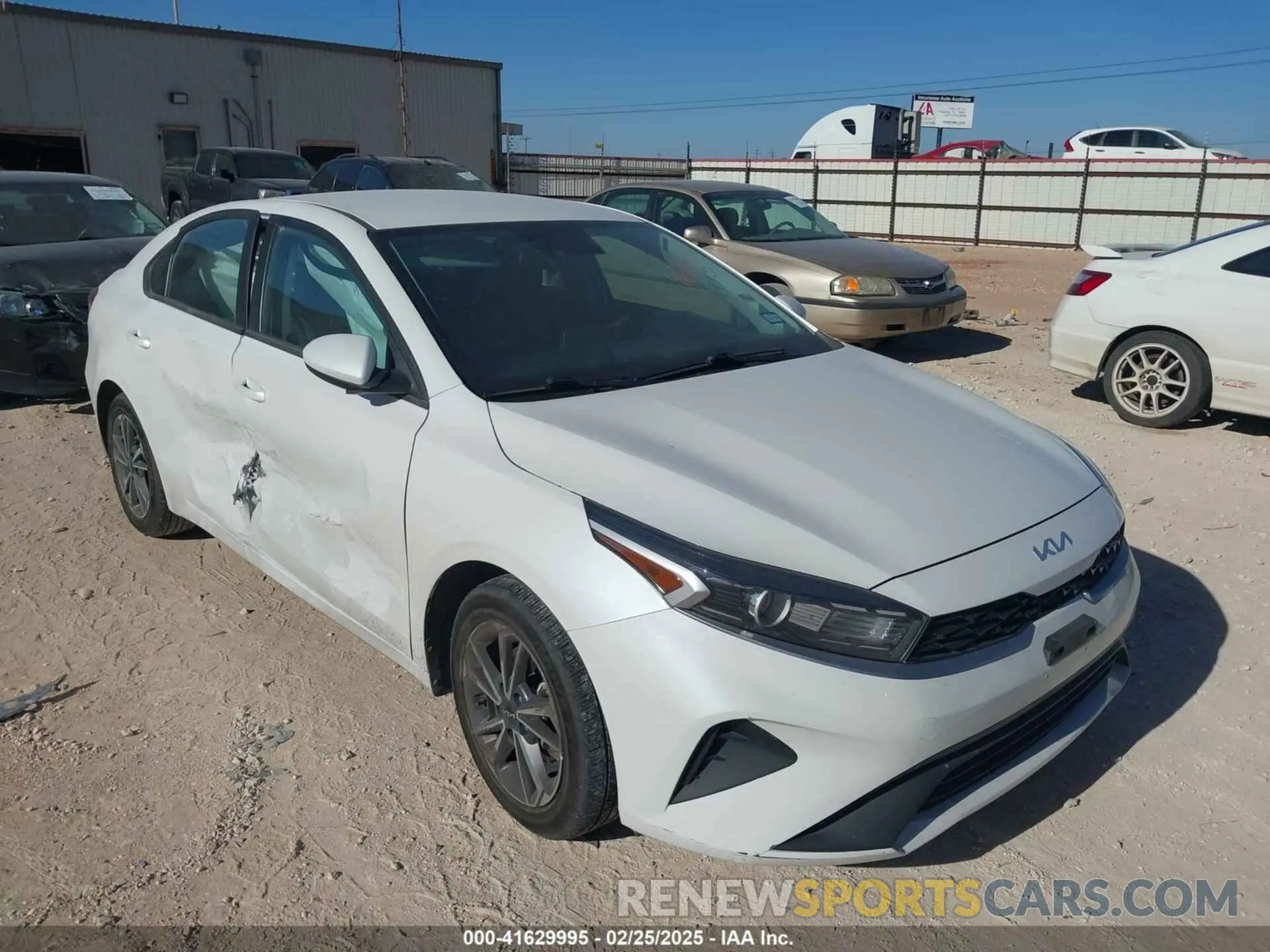 1 Photograph of a damaged car 3KPF24AD7NE479402 KIA FORTE 2022