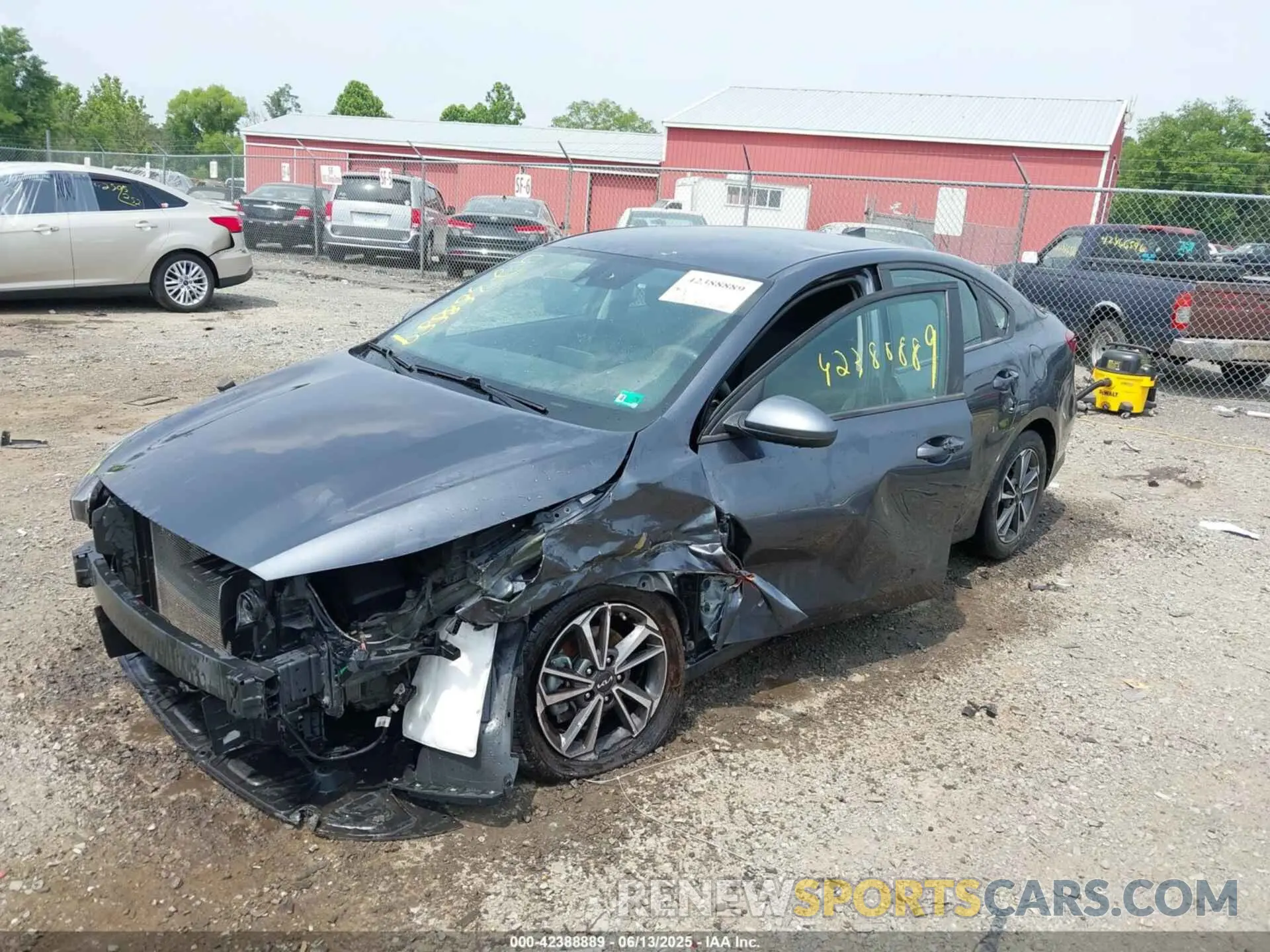 2 Photograph of a damaged car 3KPF24AD7NE480694 KIA FORTE 2022