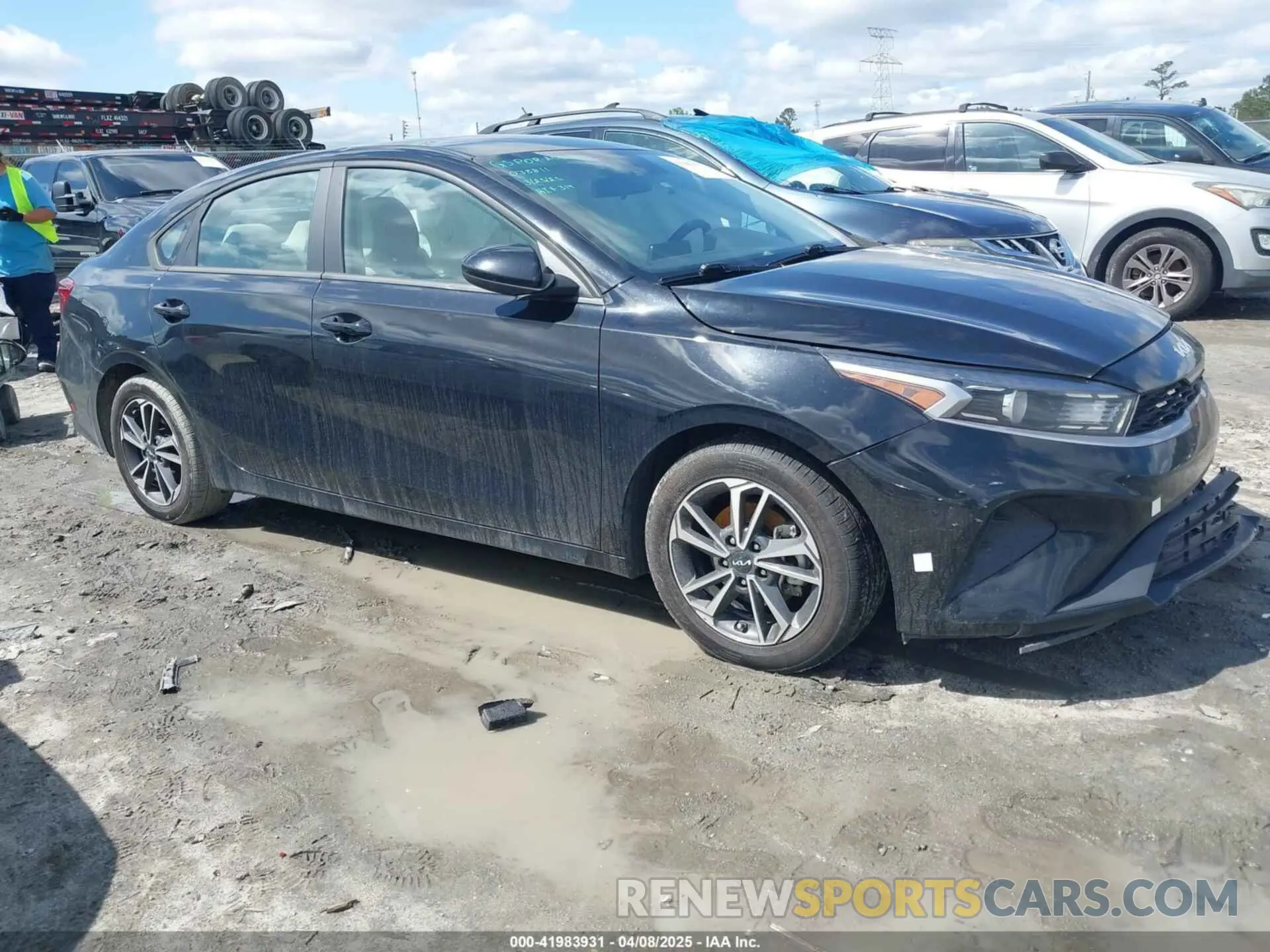 1 Photograph of a damaged car 3KPF24AD8NE419189 KIA FORTE 2022
