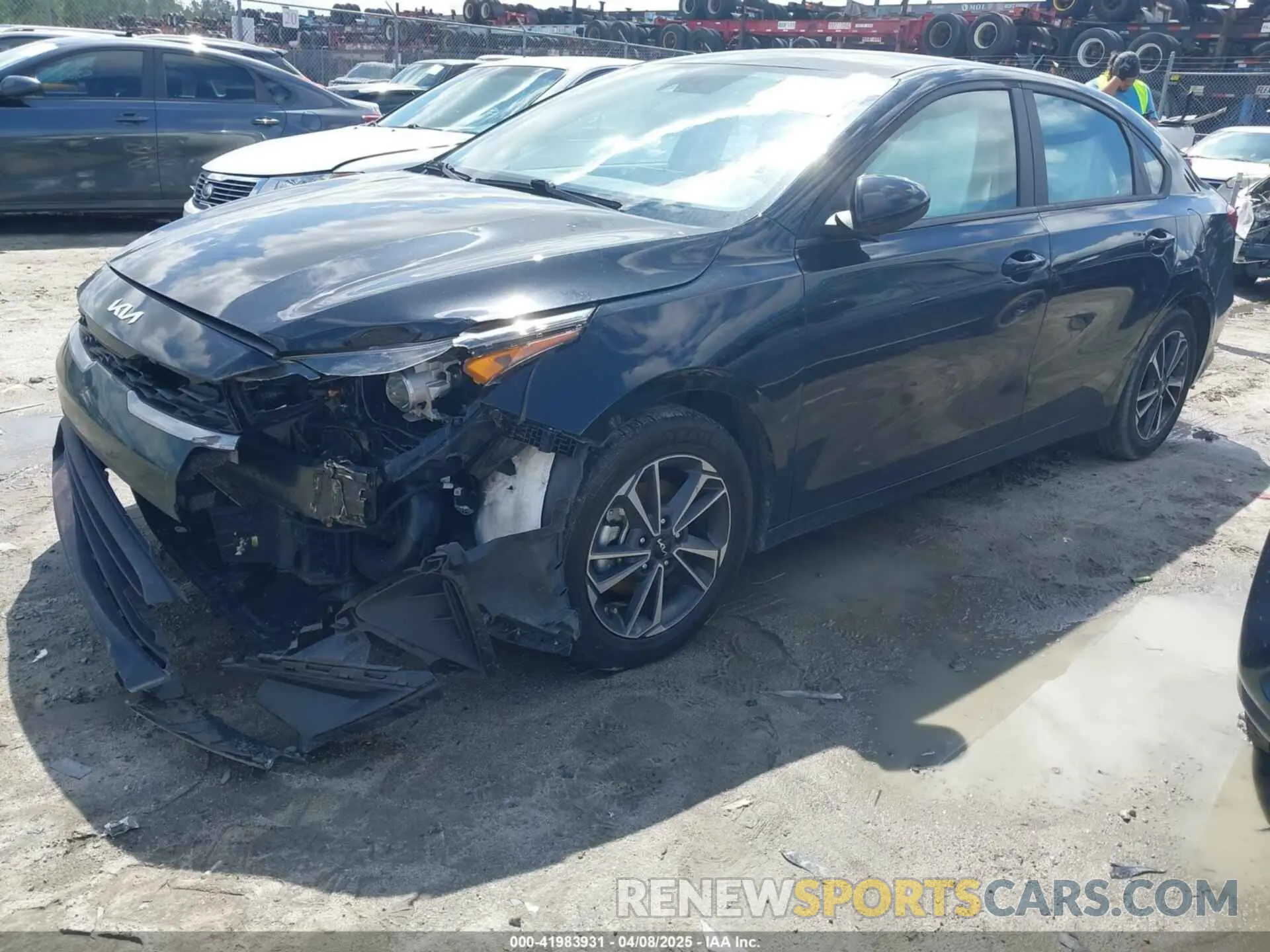 2 Photograph of a damaged car 3KPF24AD8NE419189 KIA FORTE 2022