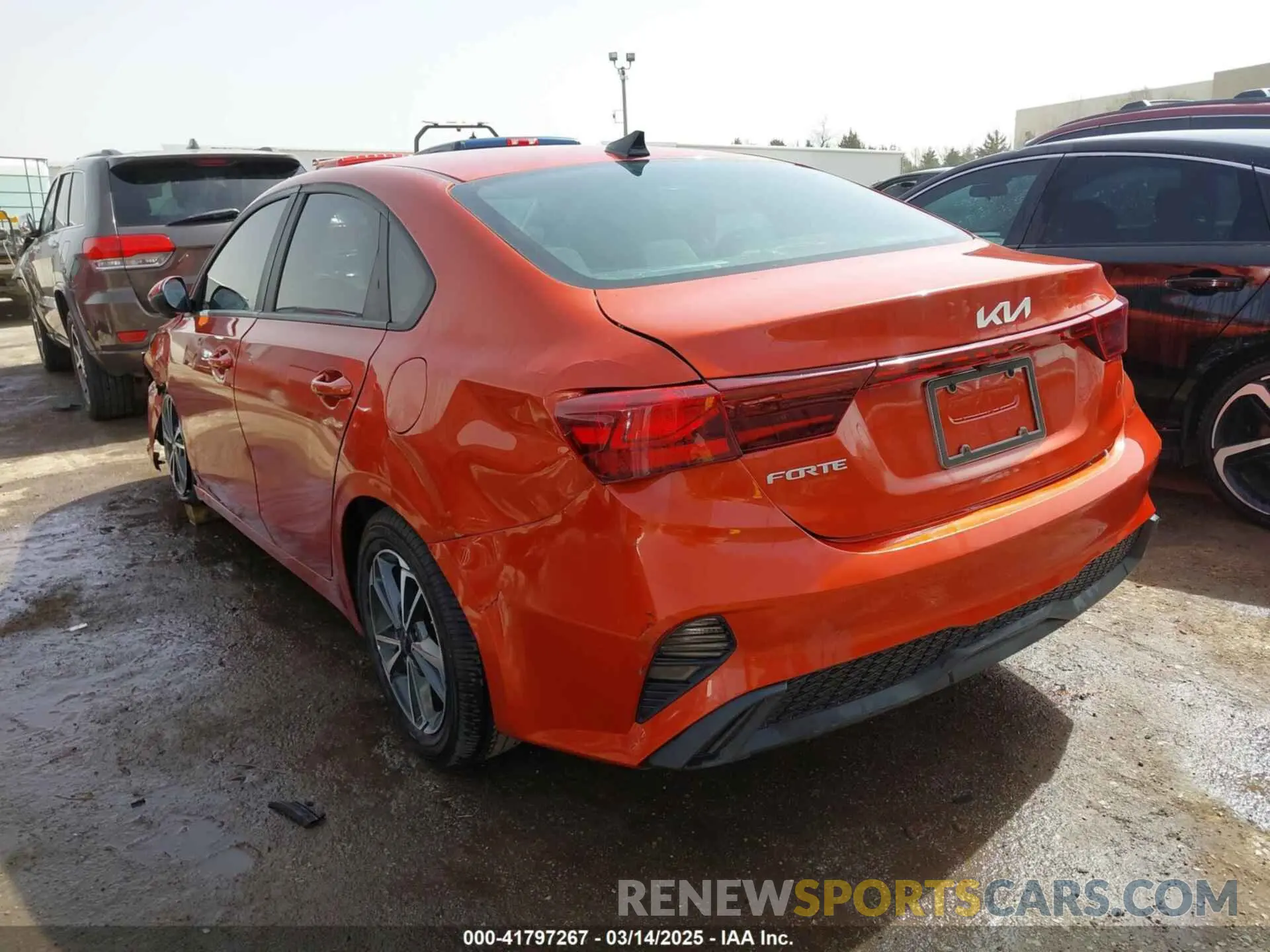 3 Photograph of a damaged car 3KPF24AD8NE434985 KIA FORTE 2022