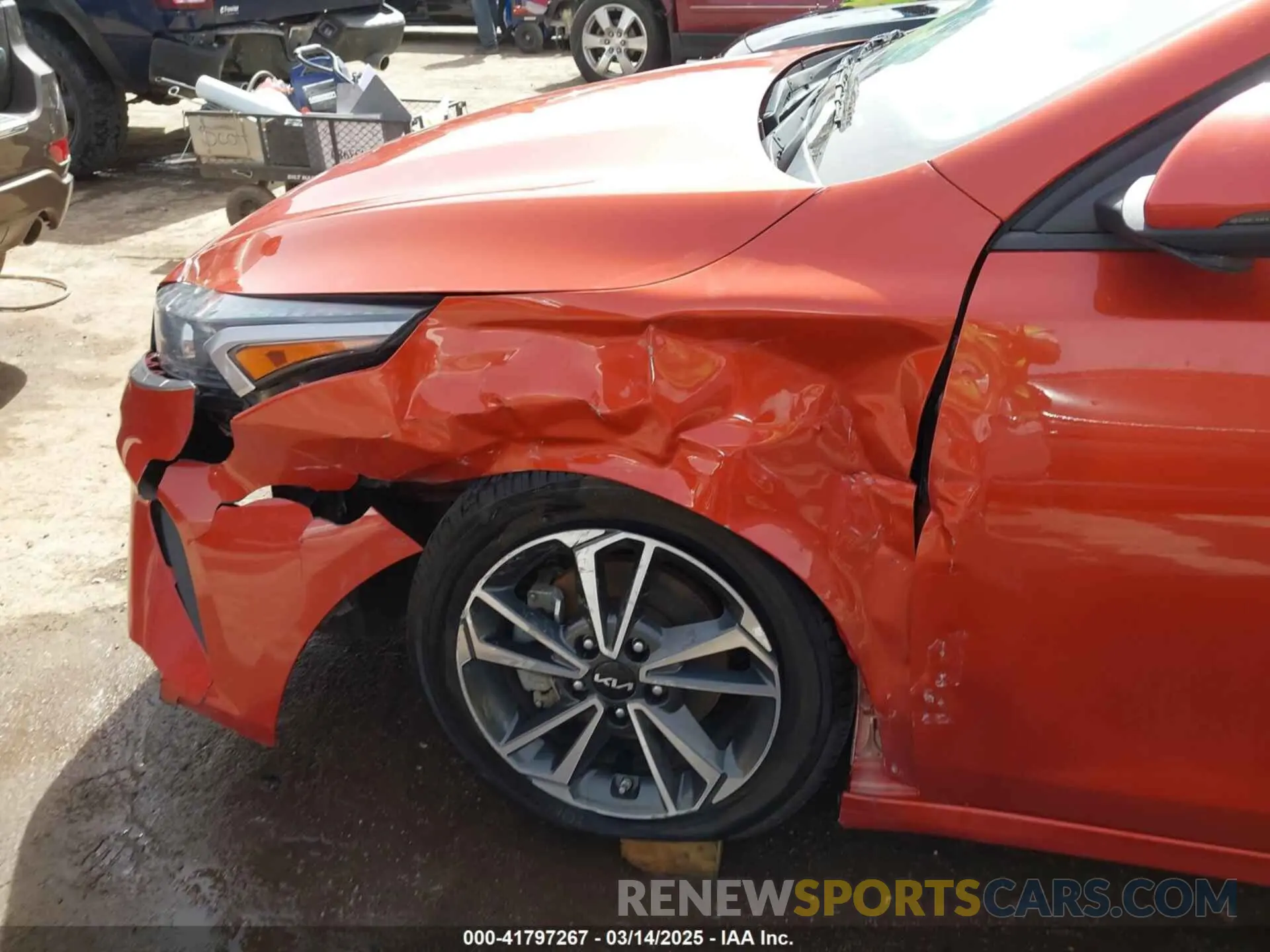 6 Photograph of a damaged car 3KPF24AD8NE434985 KIA FORTE 2022